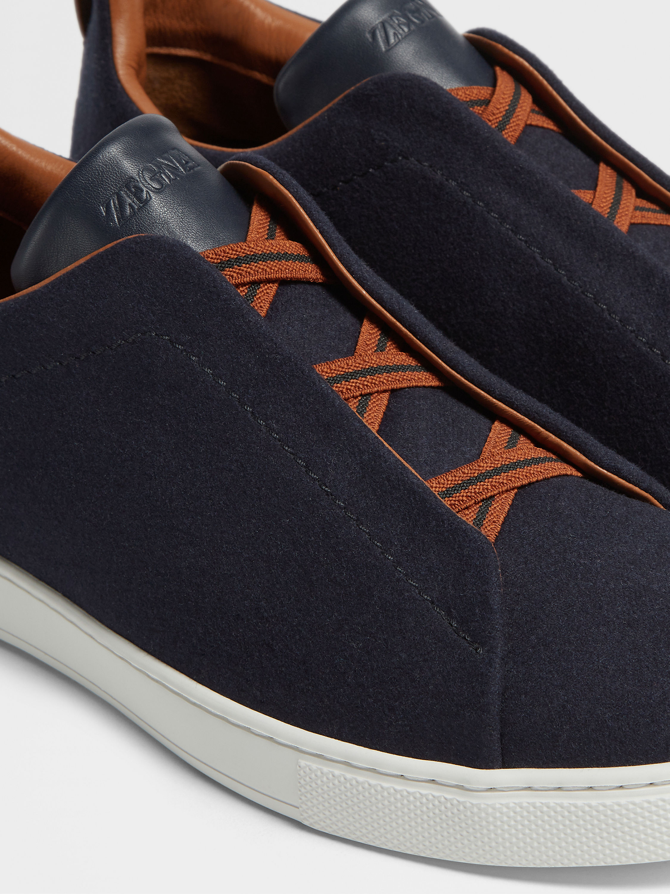 Sneaker Triple Stitch™ in Lana #UseTheExisting™ Blu Navy Foto #1 di dettaglio del prodotto
