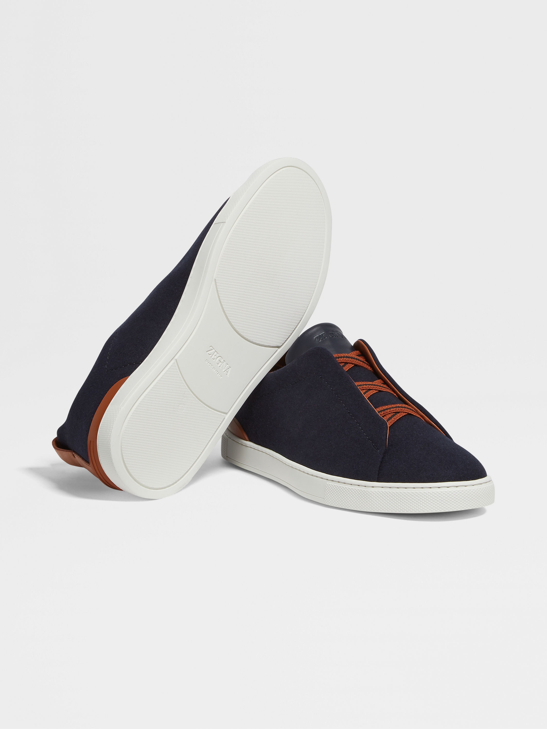 Sneaker Triple Stitch™ in Lana #UseTheExisting™ Blu Navy Foto #4 di dettaglio del prodotto