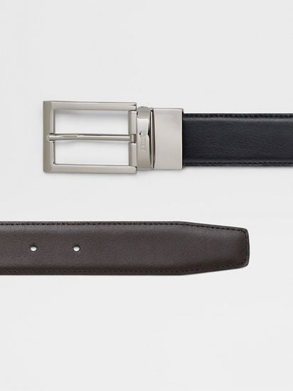 Zegna mens outlet belt