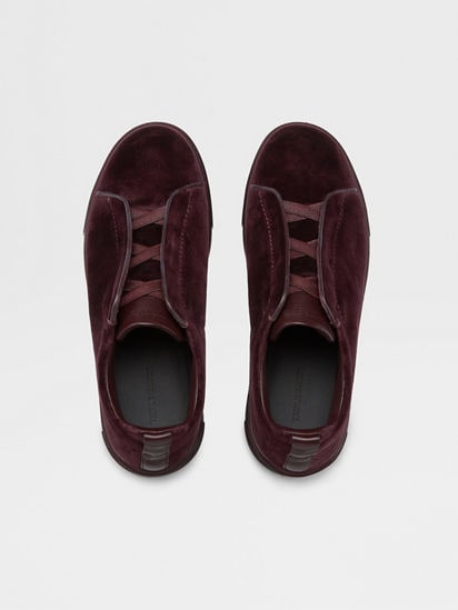 Purple velvet sneakers online