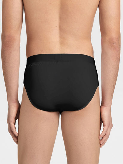 Black Stretch Cotton Midi Brief FW25 22493561 | Zegna US