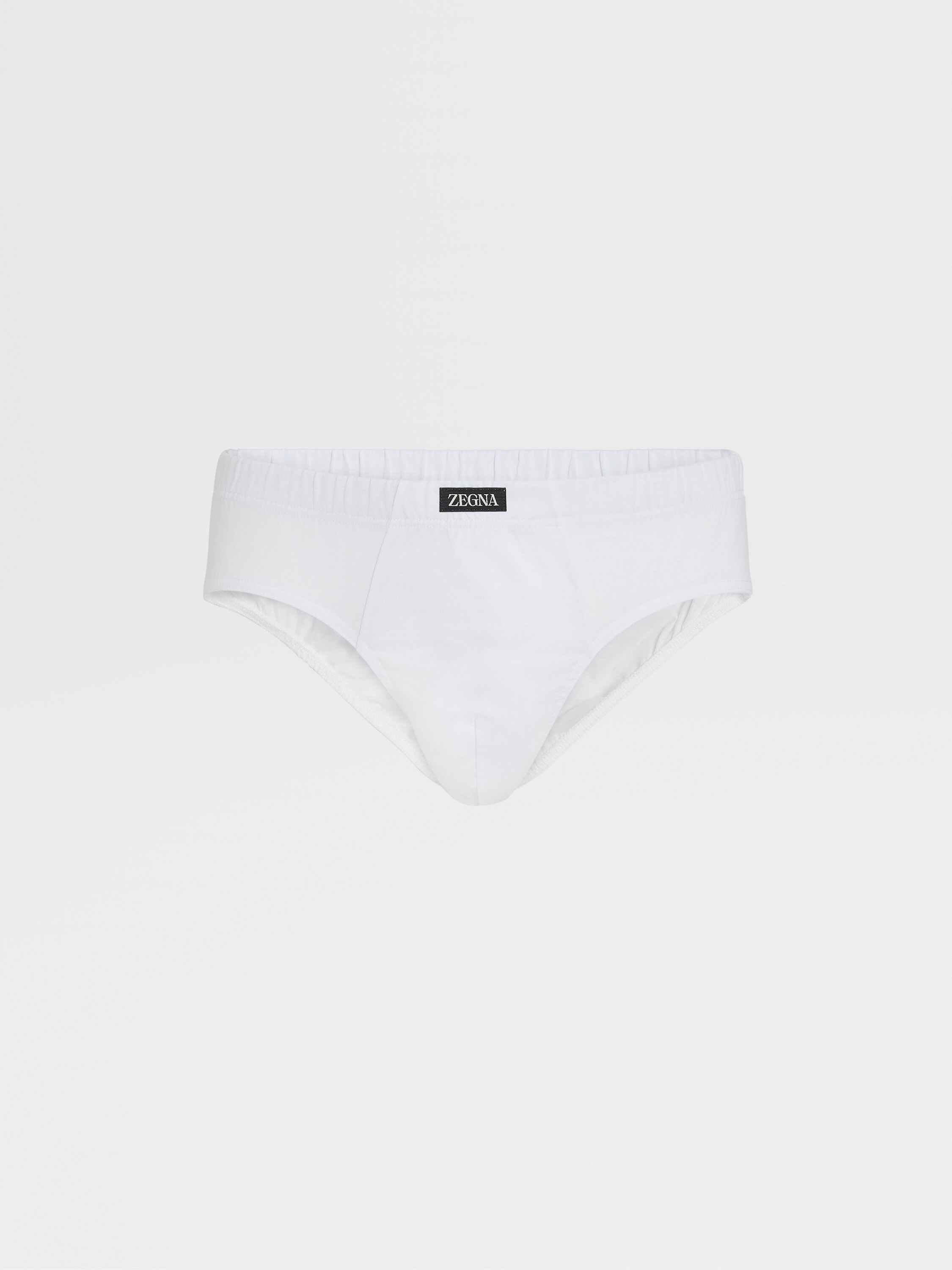 White Cotton Briefs Product detail photo #2