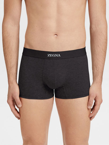 Calzoncillo en Algod n Color Negro SS24 22493568 Zegna AR