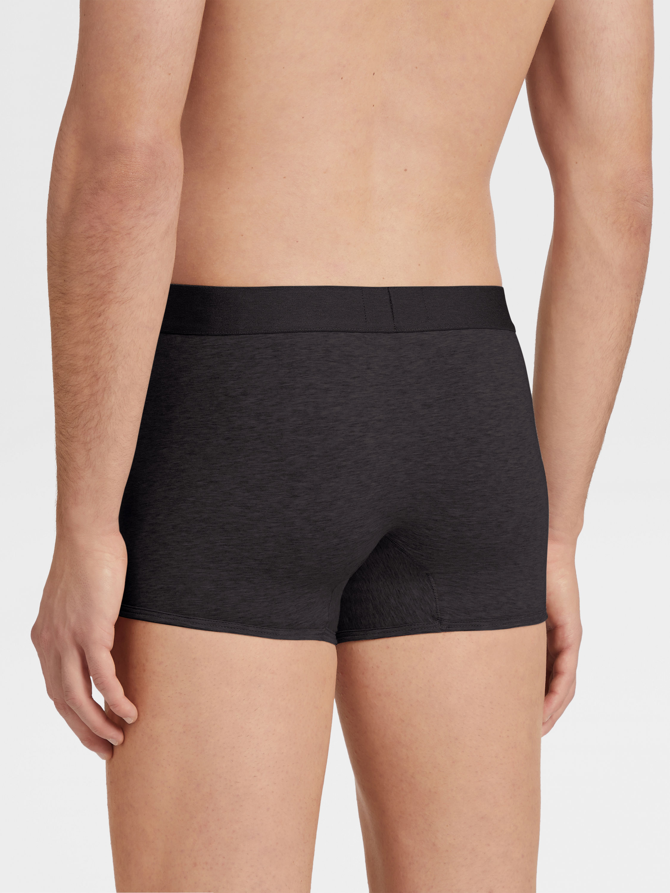 Black Cotton Trunks Product detail photo #2