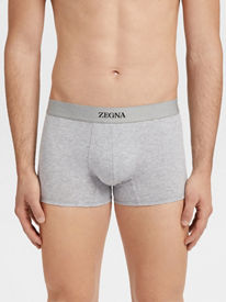 Ermenegildo Zegna, Underwear & Socks, Ermenegildo Zegnagray Cashmere  Blend Mens Boxer Briefsmed 18