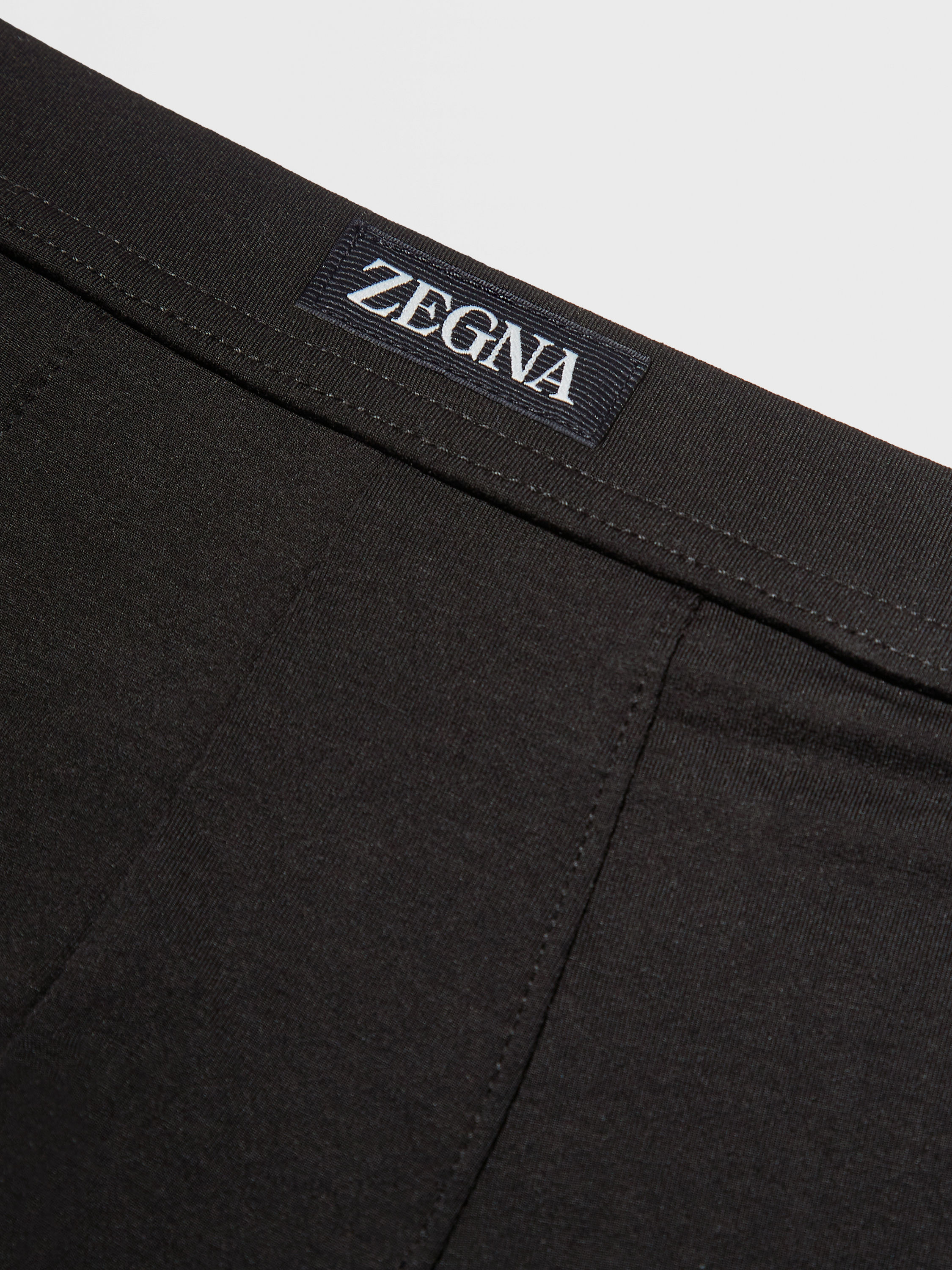 Black Stretch Modal Trunks Product detail photo #1