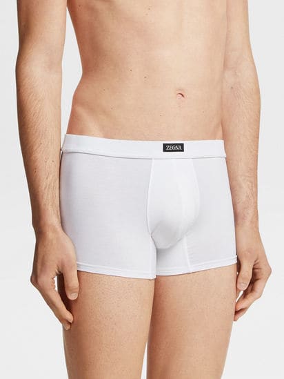 ZEGNA Stretch-Modal Boxer Briefs for Men