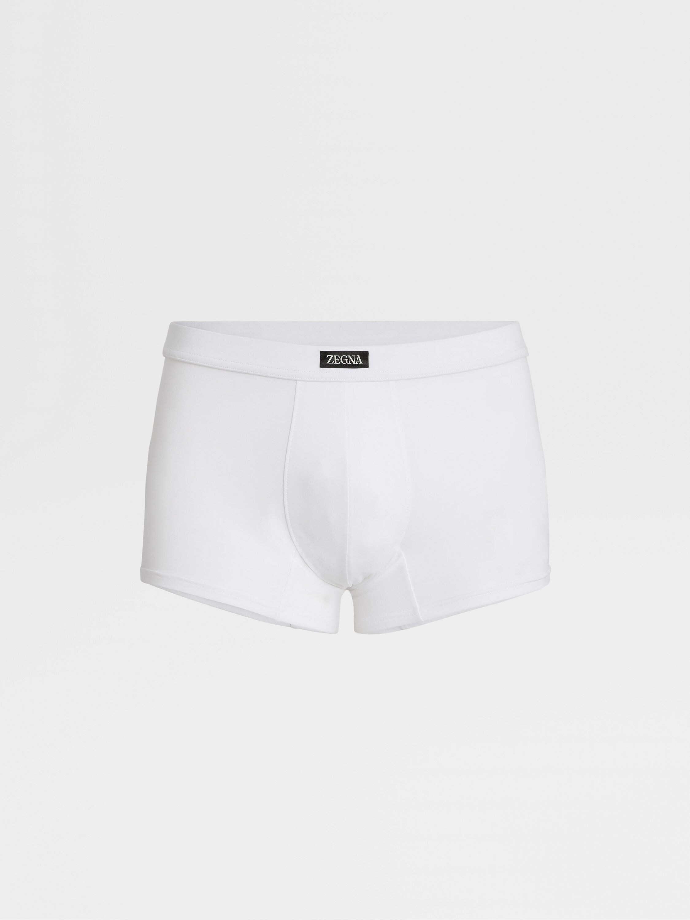White Stretch Modal Trunks Main product photo