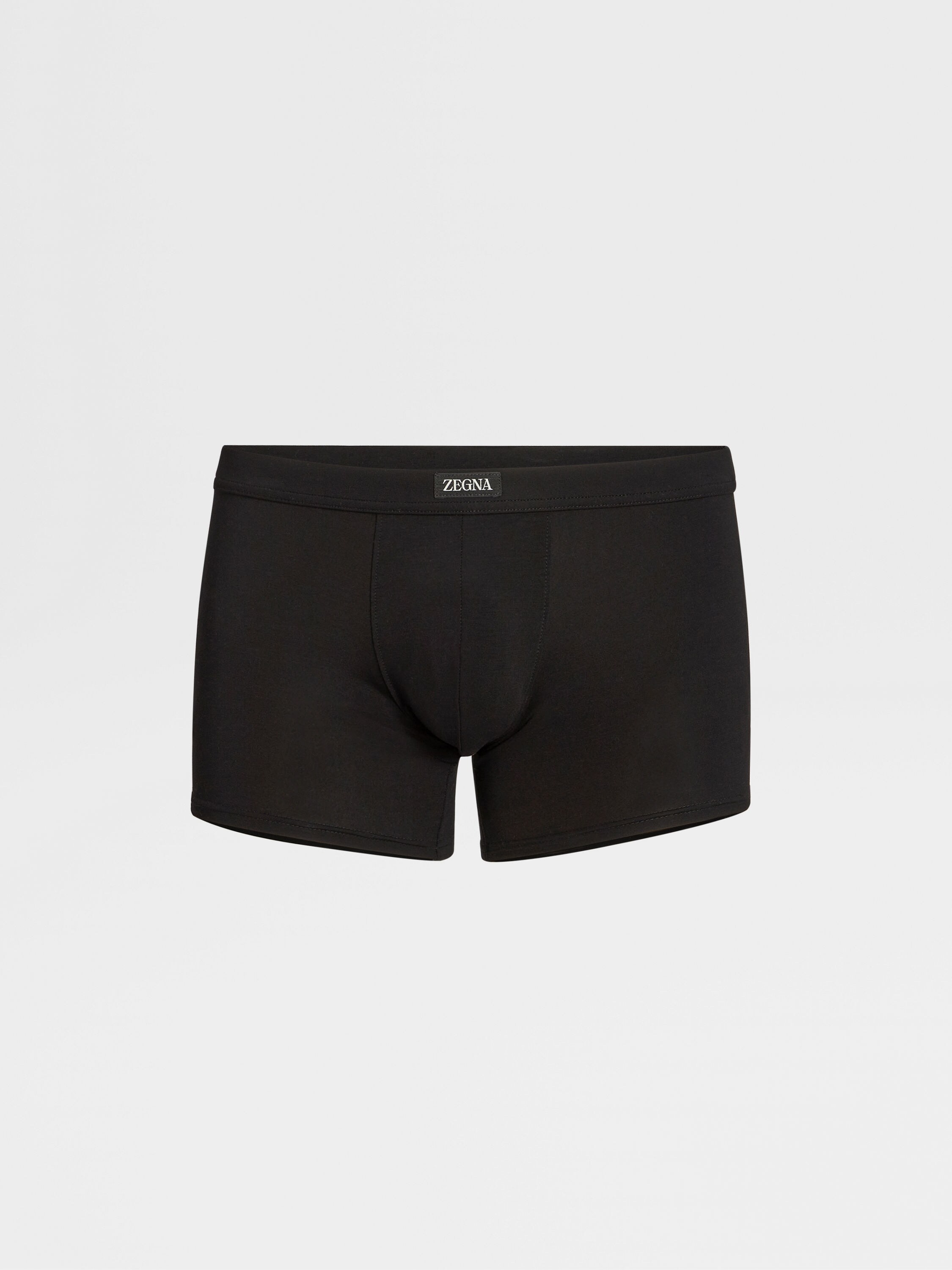 Zegna Stretch-modal Boxer Briefs in Black for Men