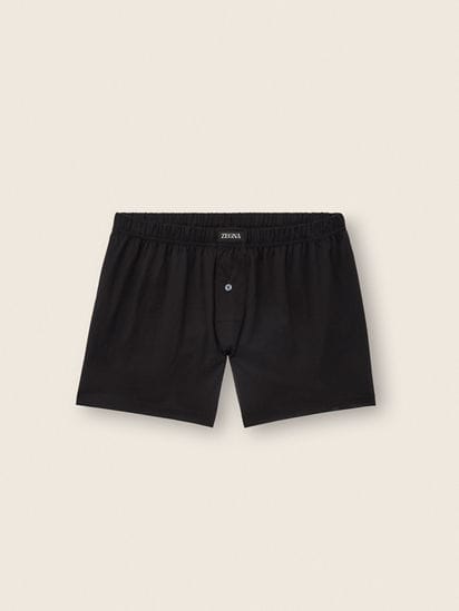 黒 Filoscozia コットン ボクサーパンツ SS26 22493595 | Zegna JP