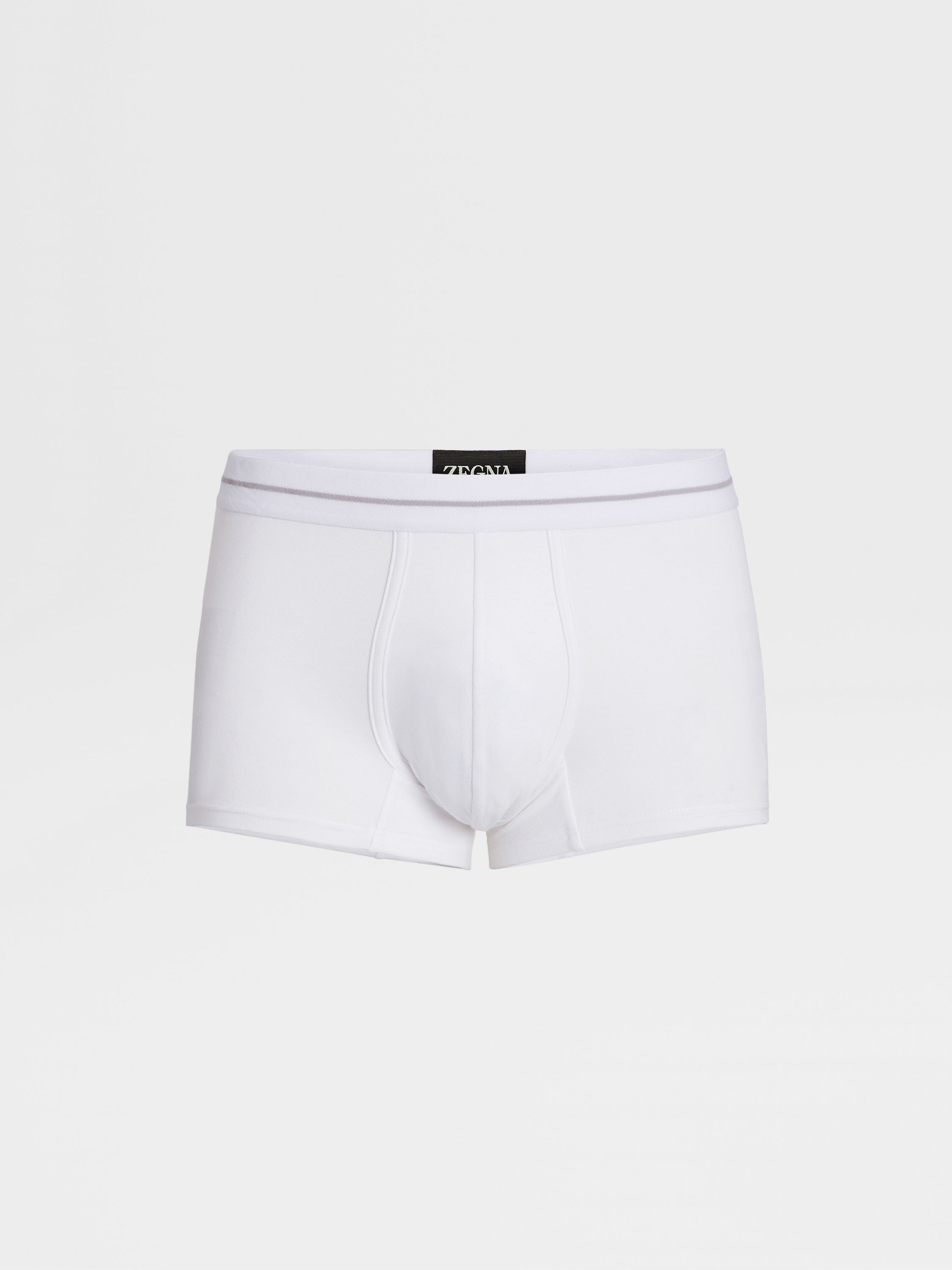 Grey Stretch Cotton Blend Trunks FW23 28129192 | Zegna HK