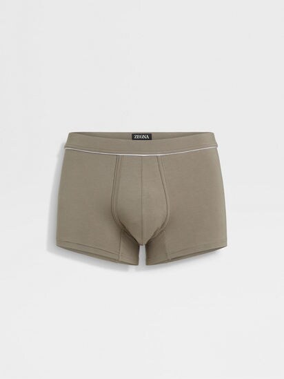 Mens Zegna grey Stretch Modal Trunks