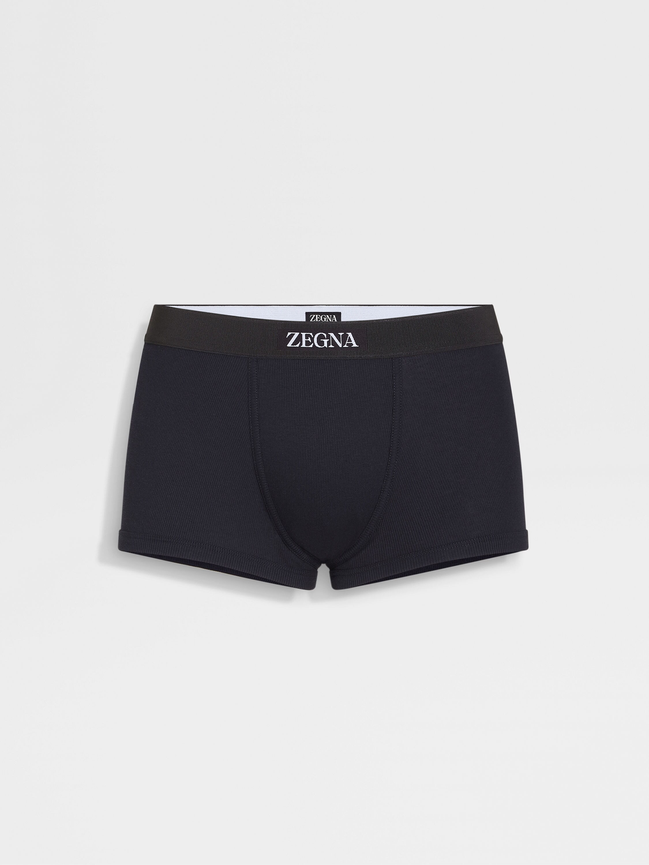 Black Cotton Blend Trunk 