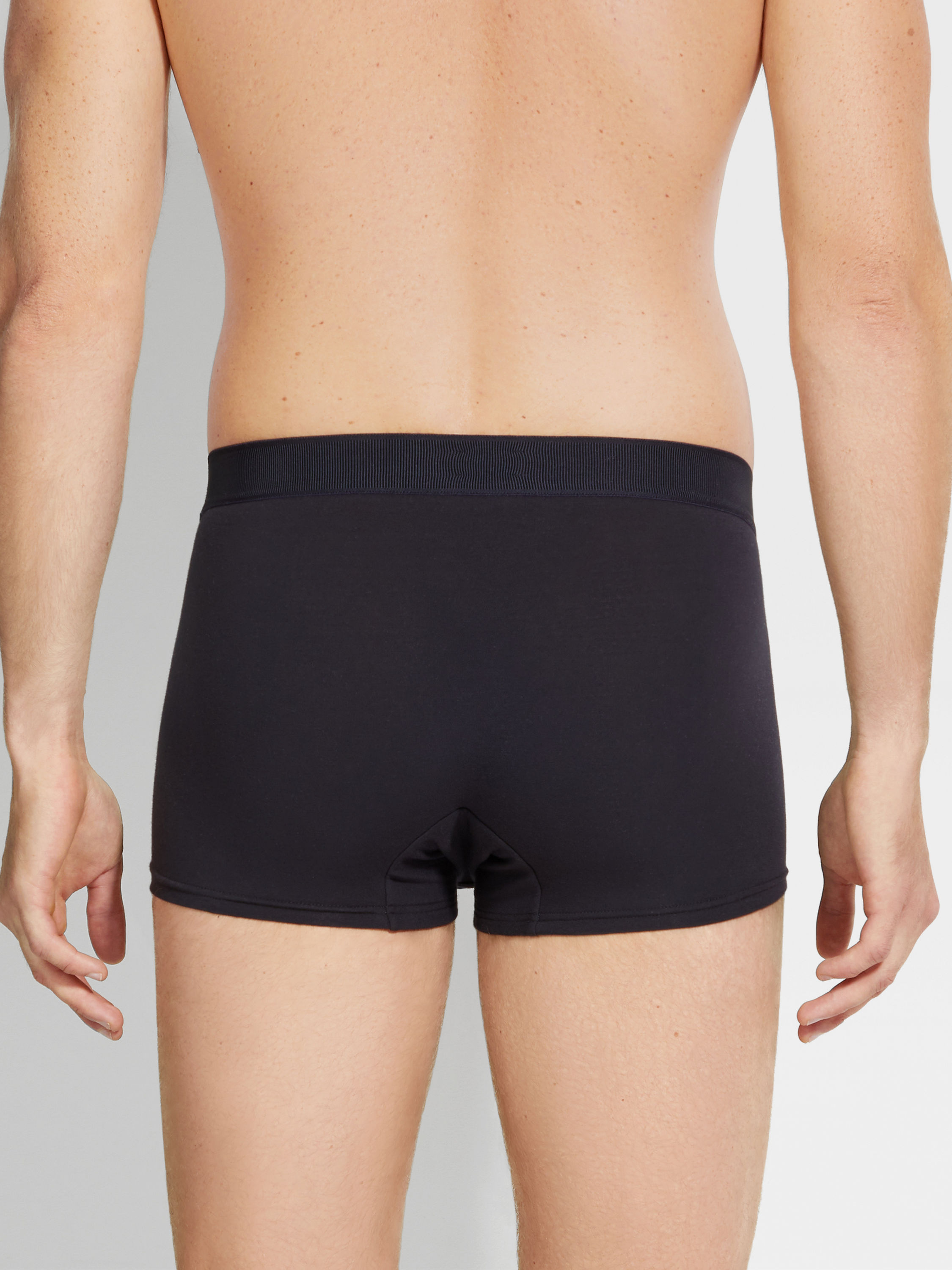 海軍藍海藻纖維四角內褲 產品細節圖 #2