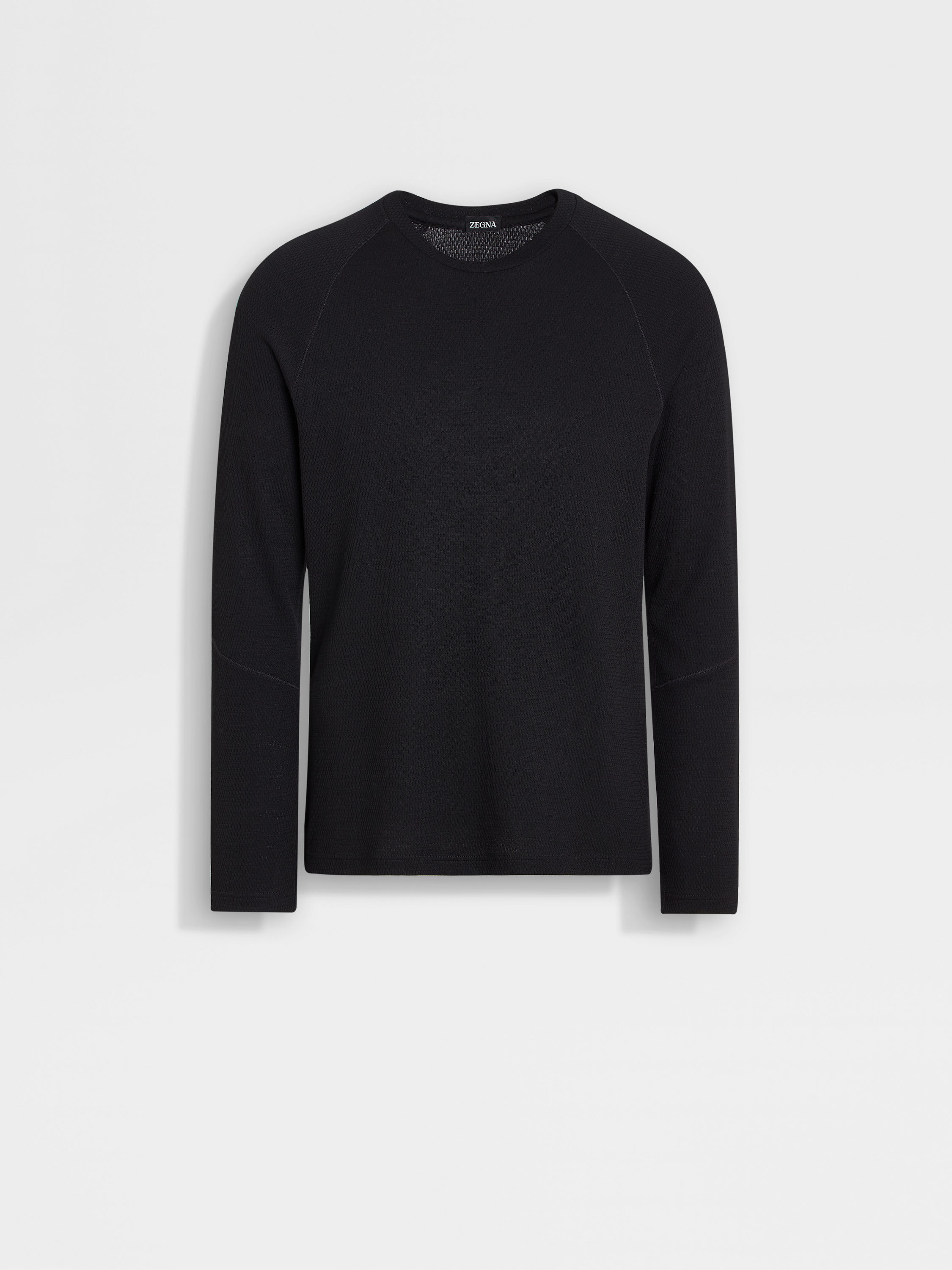 Black Techmerino™ Wool T-shirt Main product photo