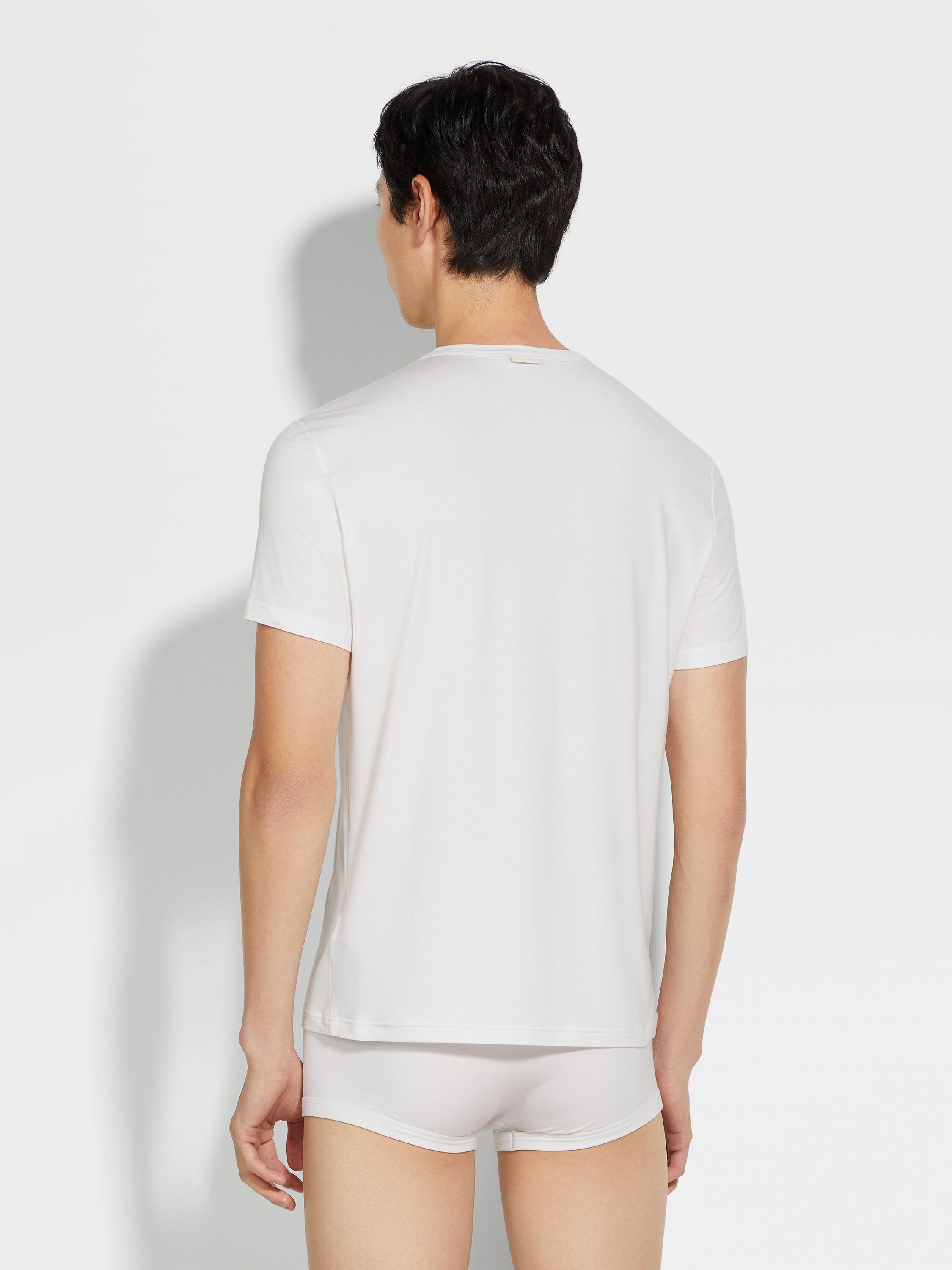 T-Shirt aus Seacell in Weiß Detailfoto #3 des Produkts