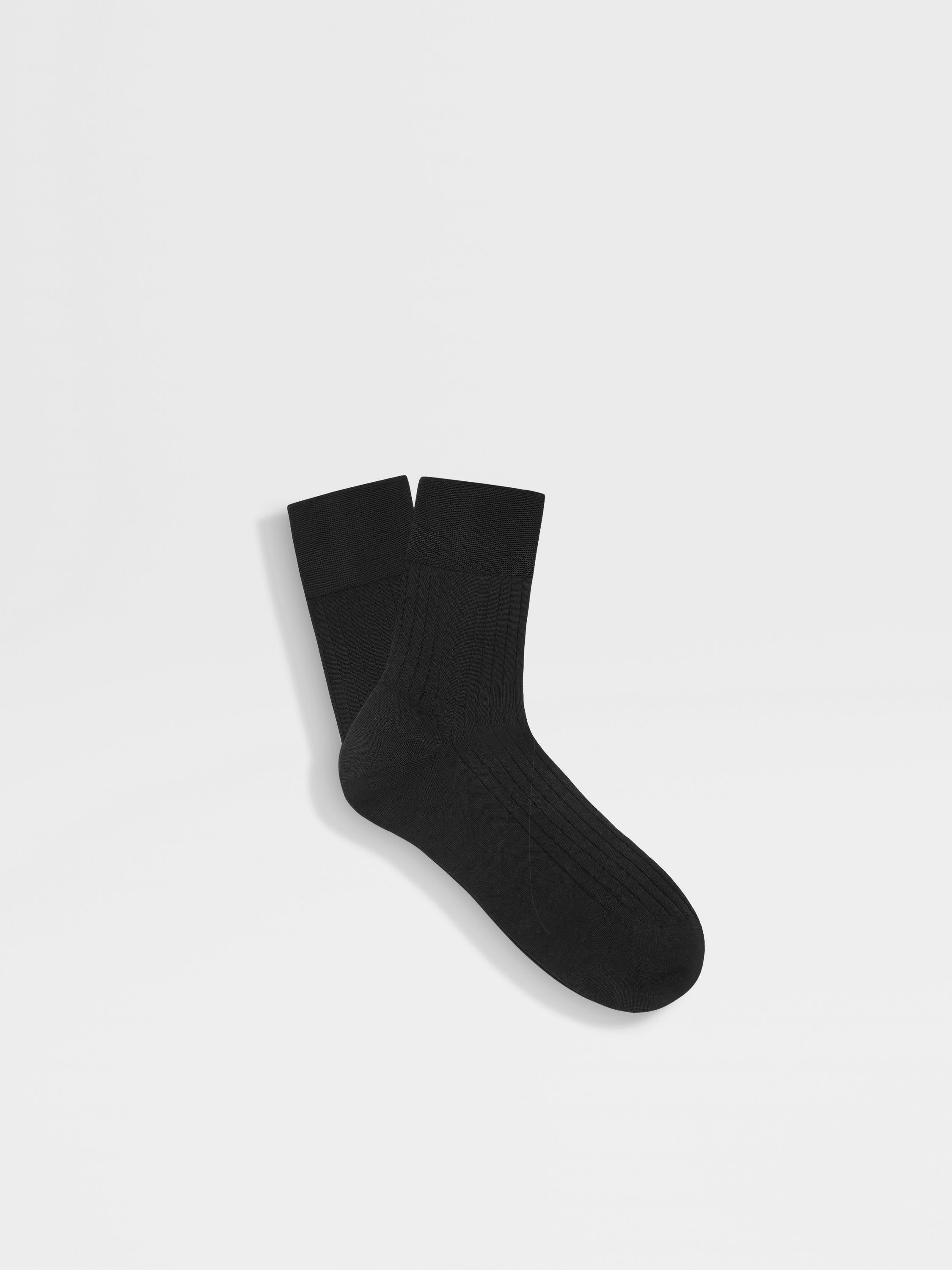 Black Cotton Socks Main product photo