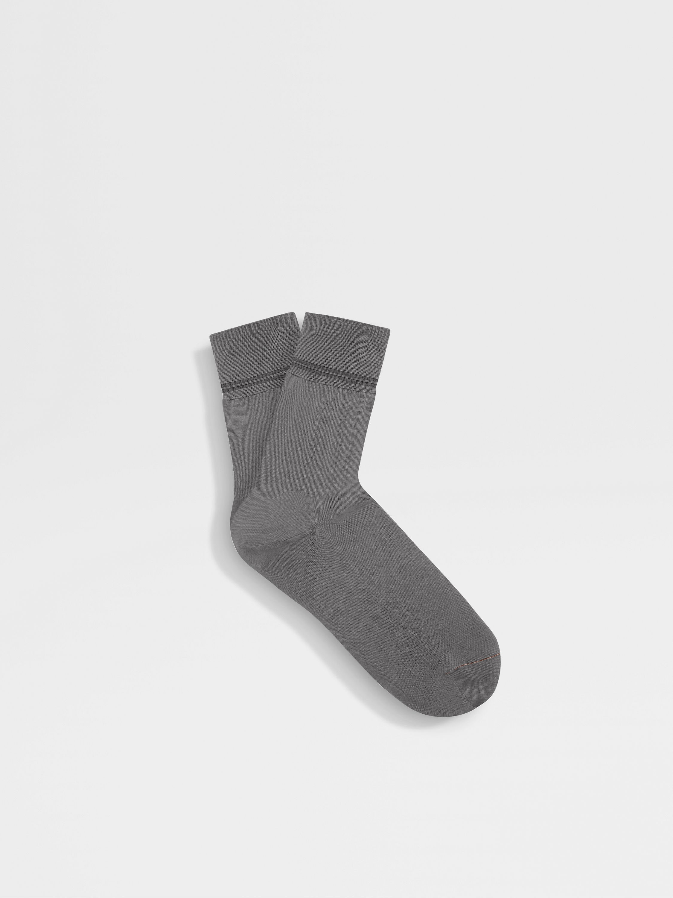 Grey Mélange Cotton Socks Main product photo