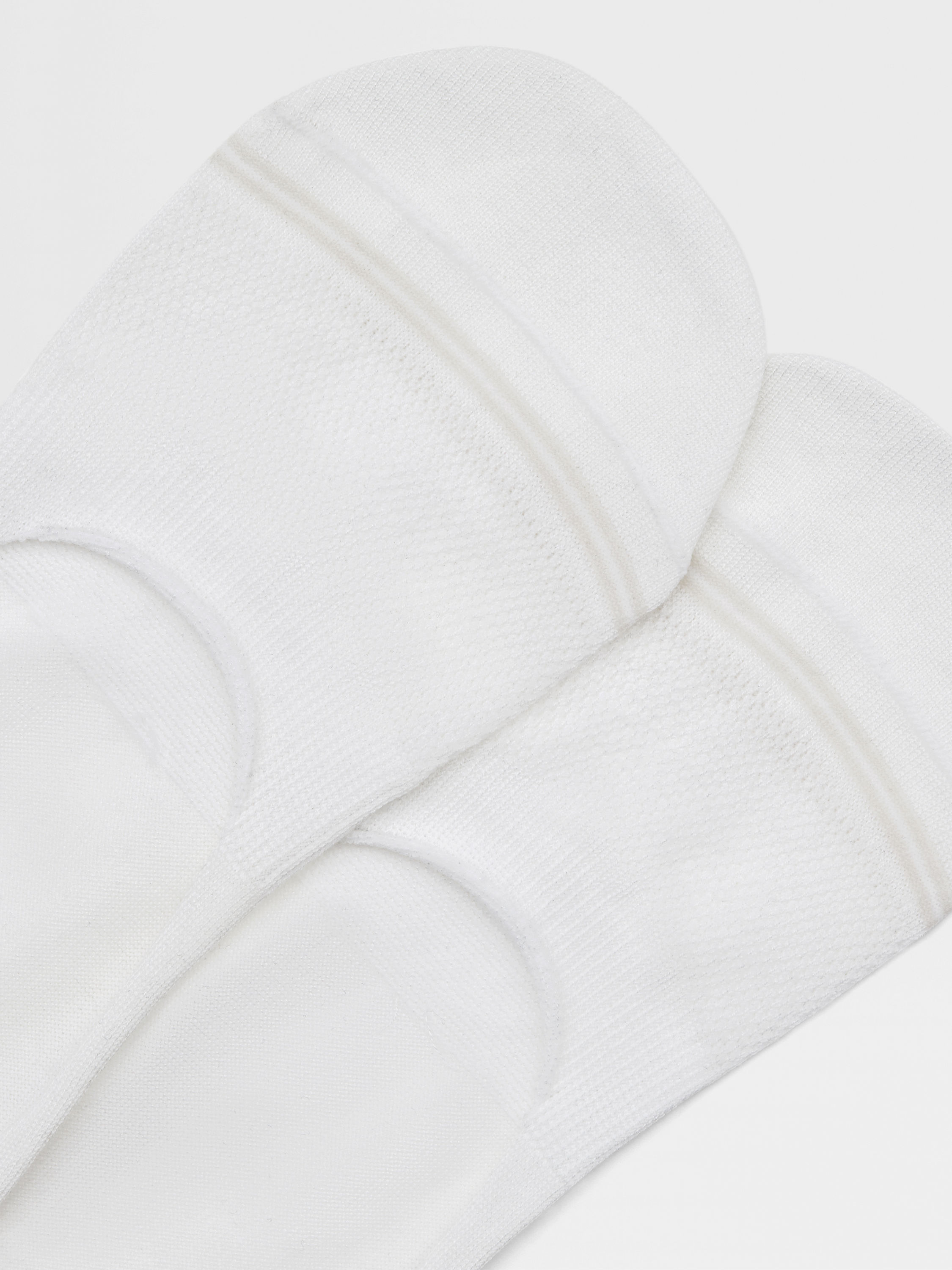White Cotton Blend Socks Product detail photo #1