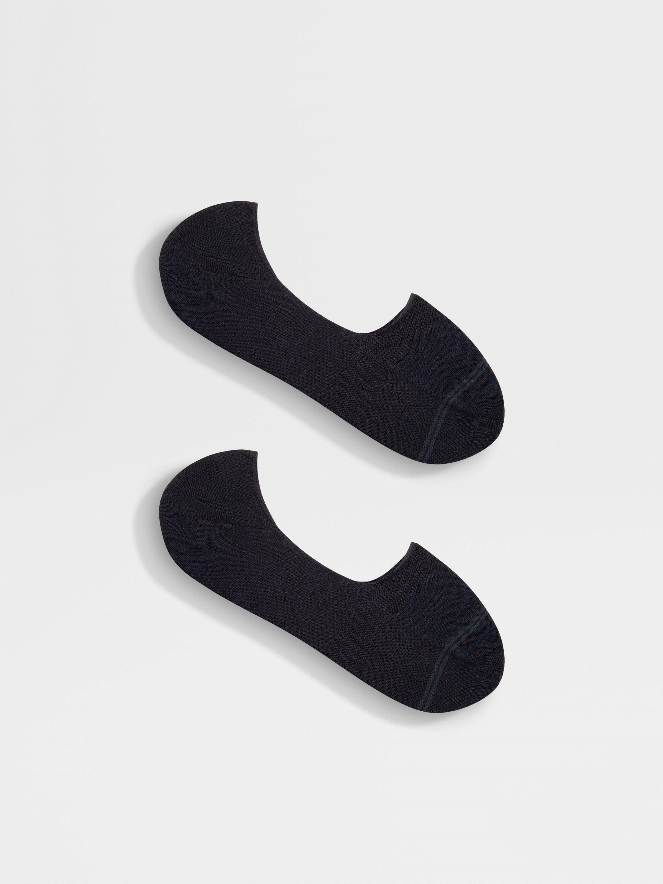 Navy Blue Cotton Blend Socks Product detail photo #2