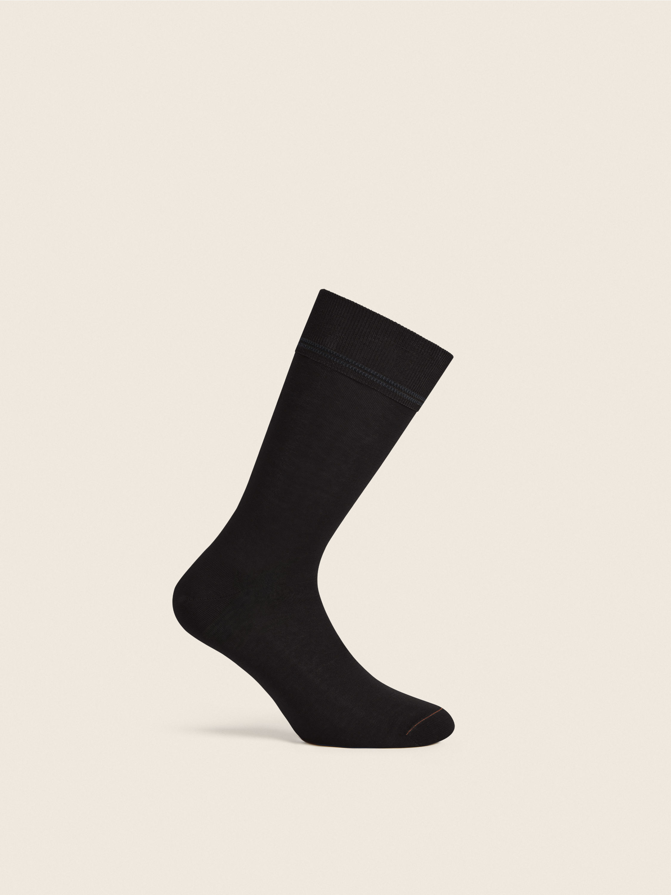 Black Cotton Socks Product detail photo #2
