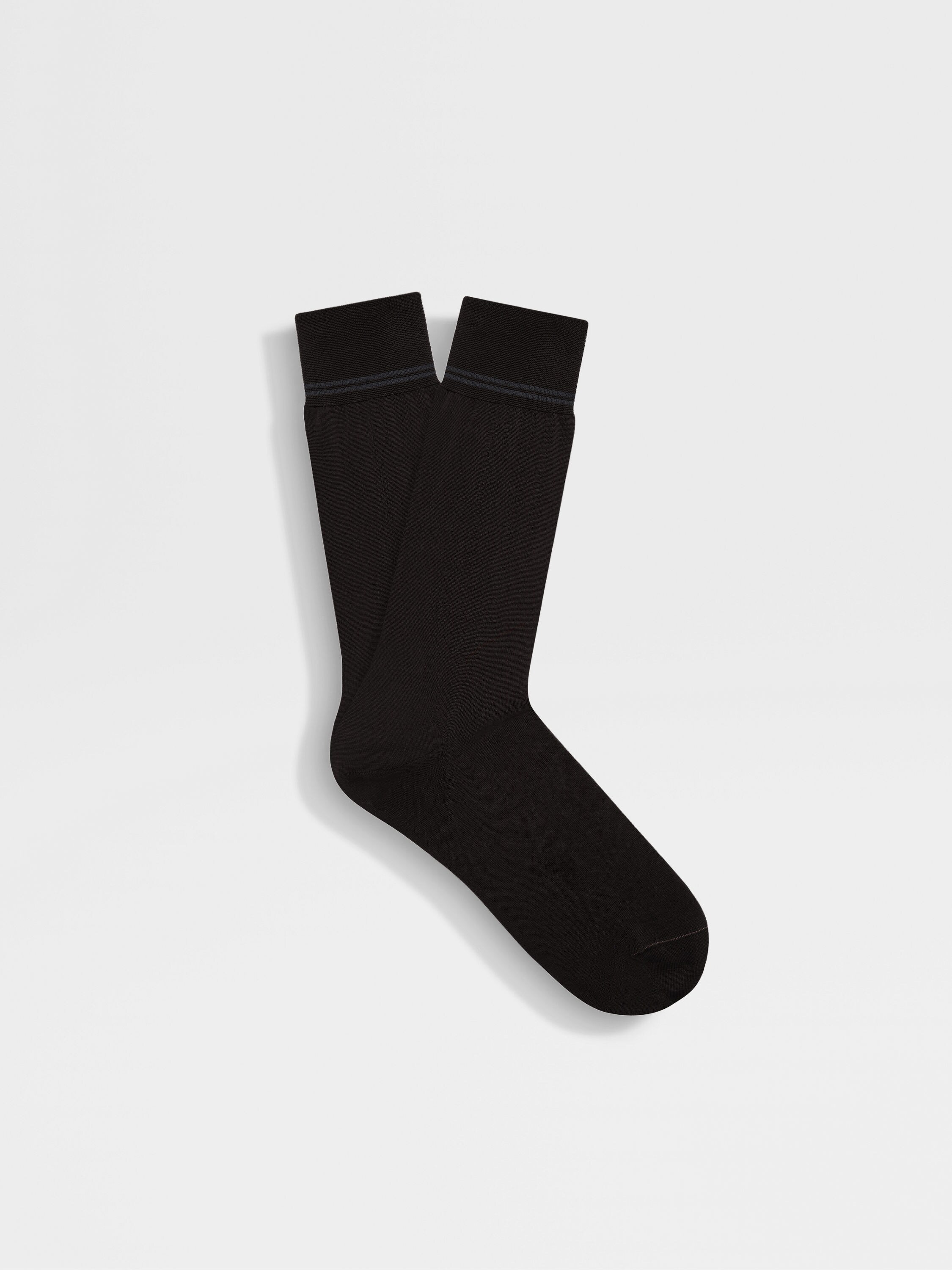 Black Cotton Socks Main product photo