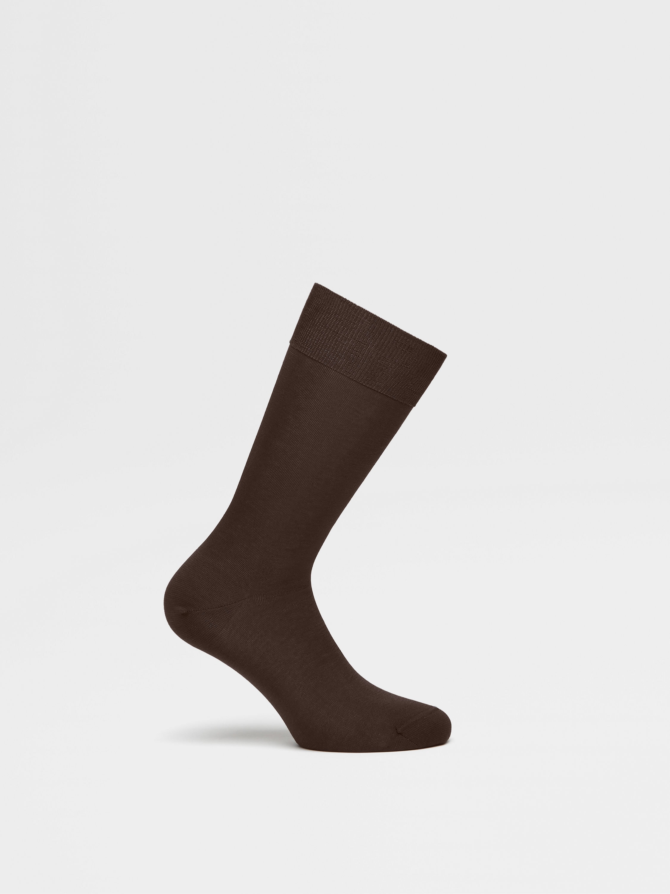 Brown Cotton Socks Product detail photo #2