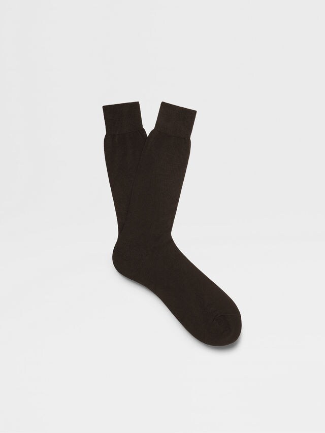 Dark Grey Cotton Socks Main product photo