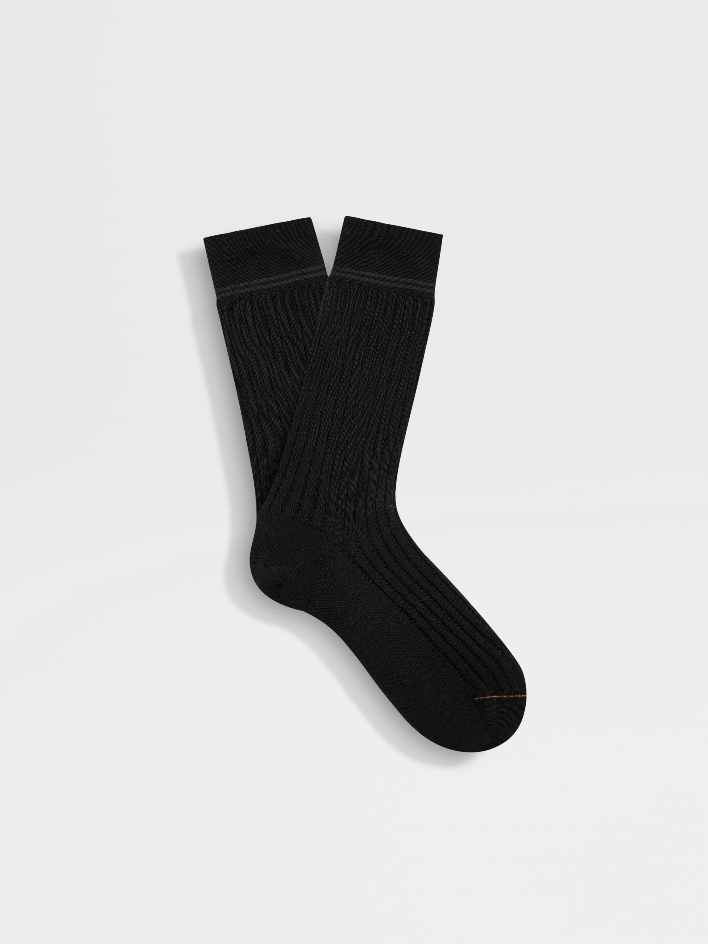 Black Cotton Socks Main product photo