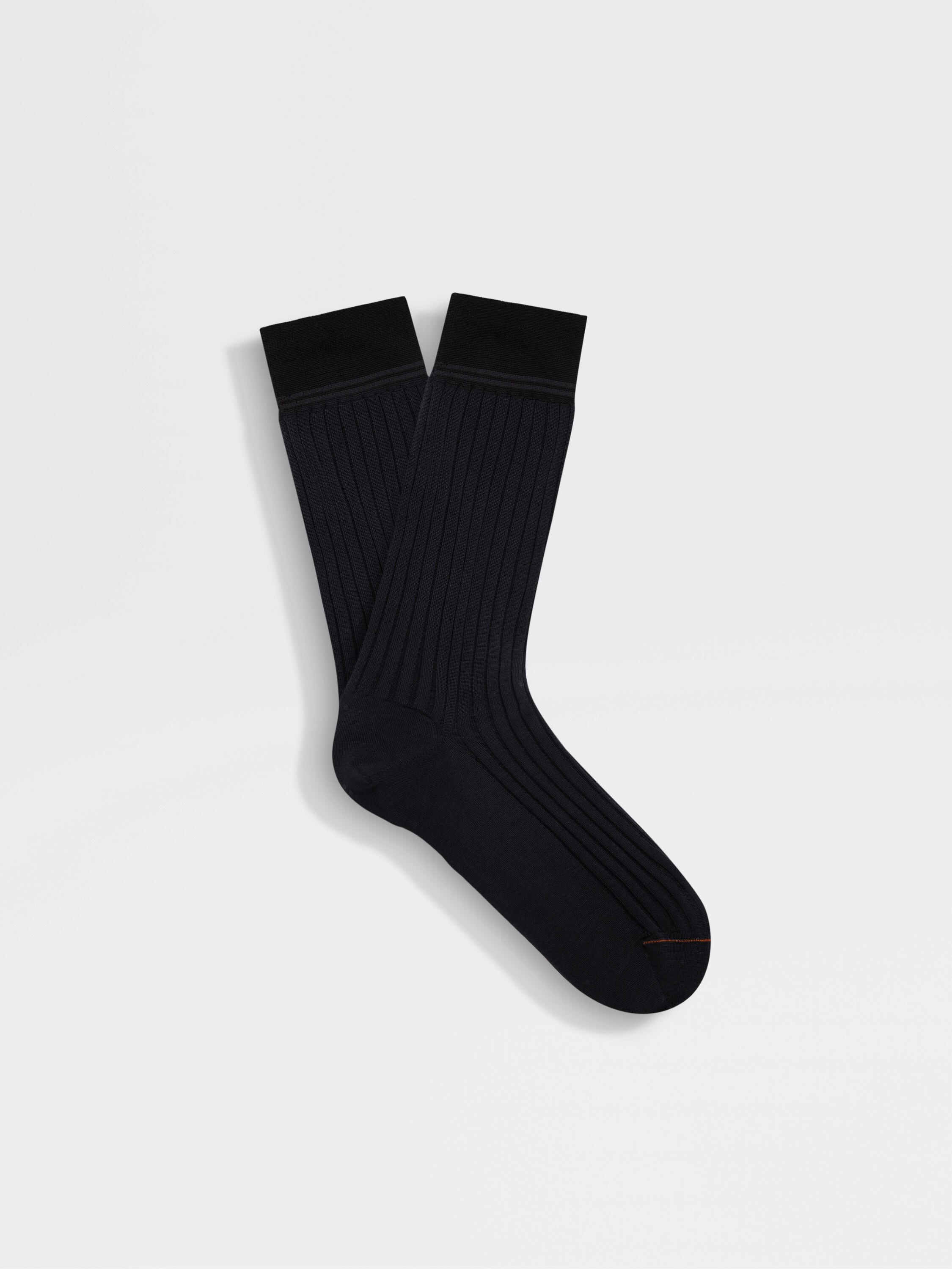 Navy Blue Cotton Socks Main product photo