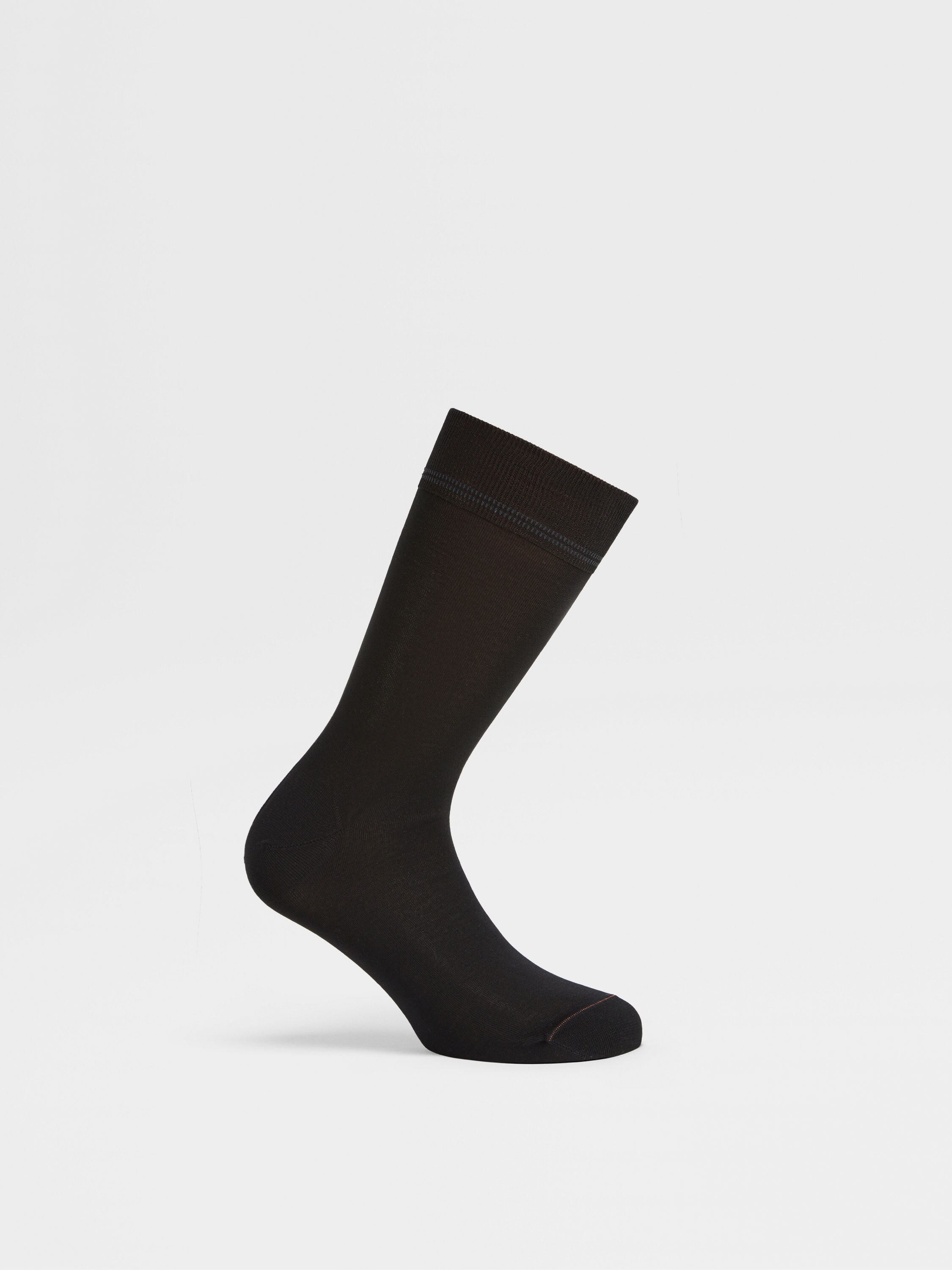 Black Cotton Socks Product detail photo #2