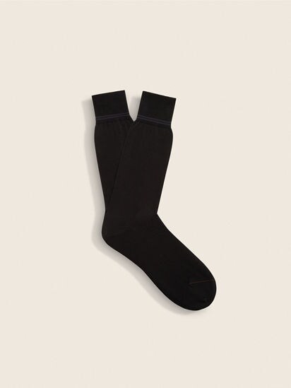 Black Cotton Socks FW26 33993108 | Zegna US