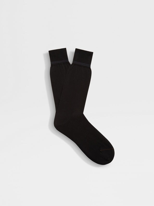 Calcetines de Algodón Color Negro Foto principal del producto