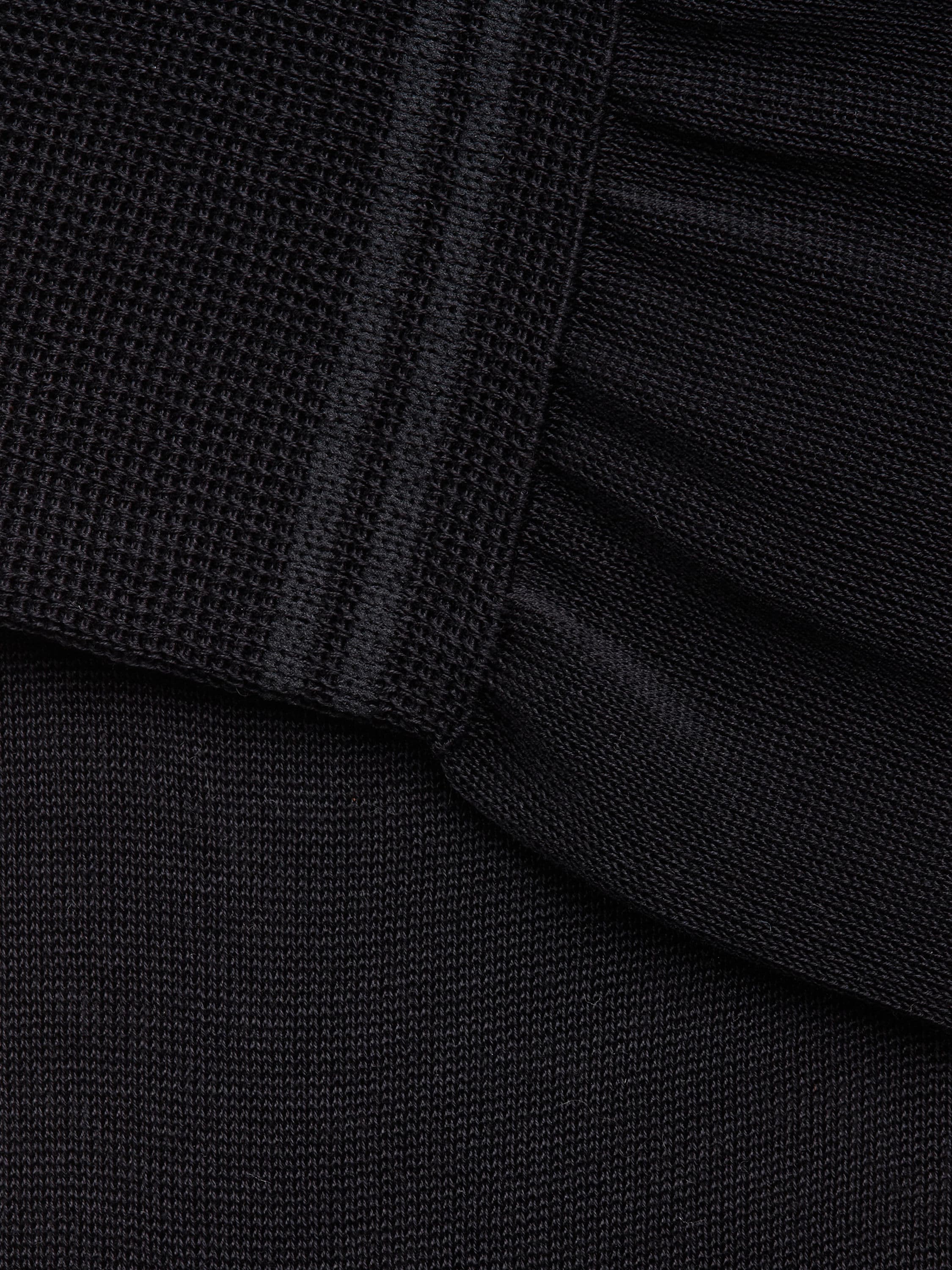 Navy Blue Cotton Socks Product detail photo #1