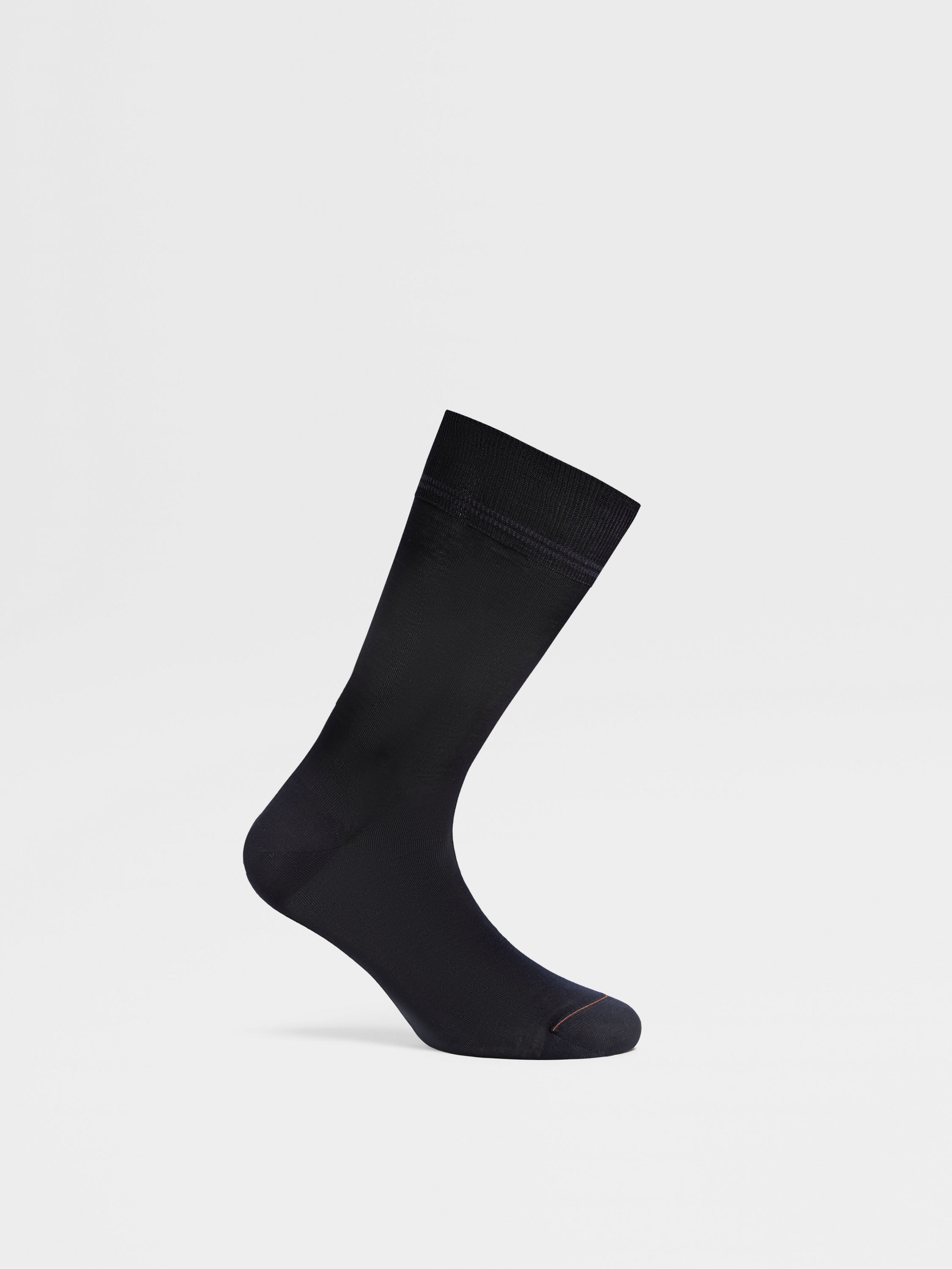 Navy Blue Cotton Socks Product detail photo #2