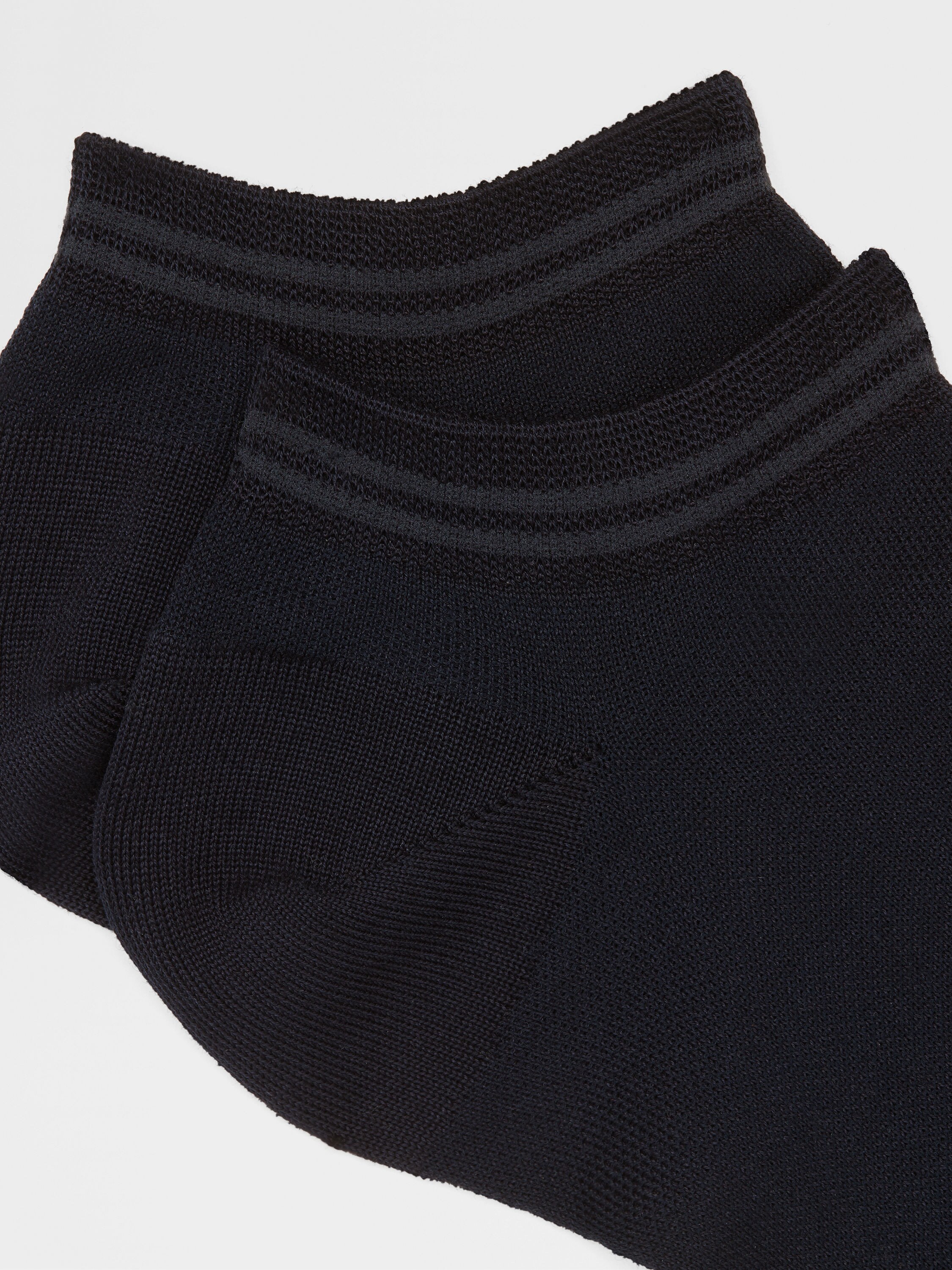 Navy Blue Cotton Blend Socks Product detail photo #1