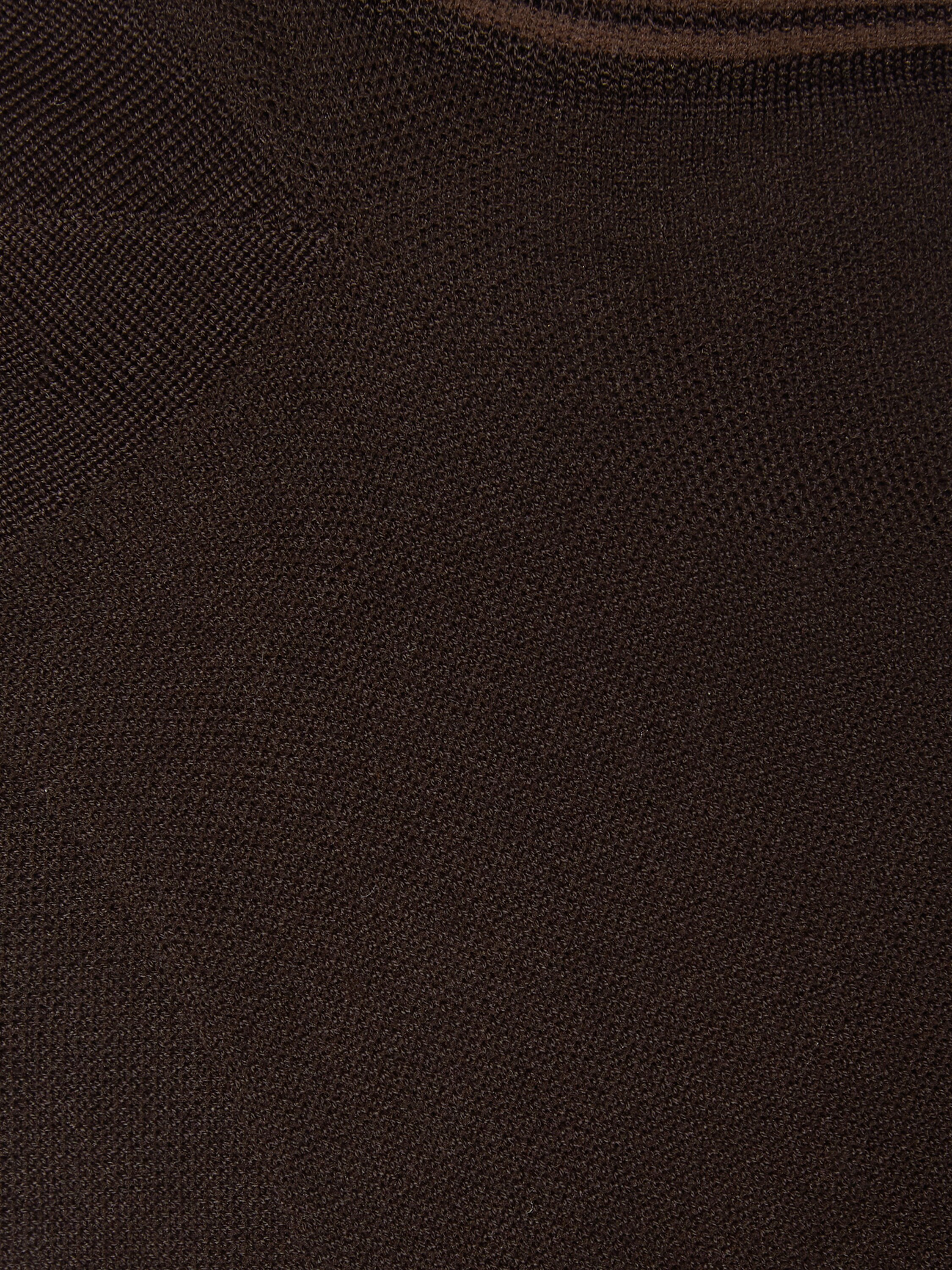 Dark Brown Cotton Blend Socks Product detail photo #1