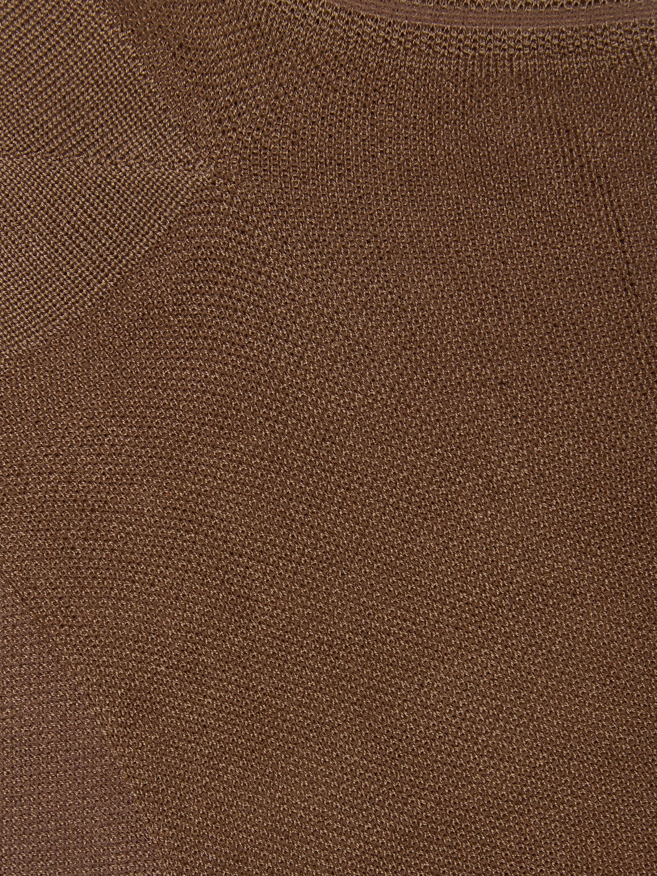 Brown Cotton Blend Socks Product detail photo #1
