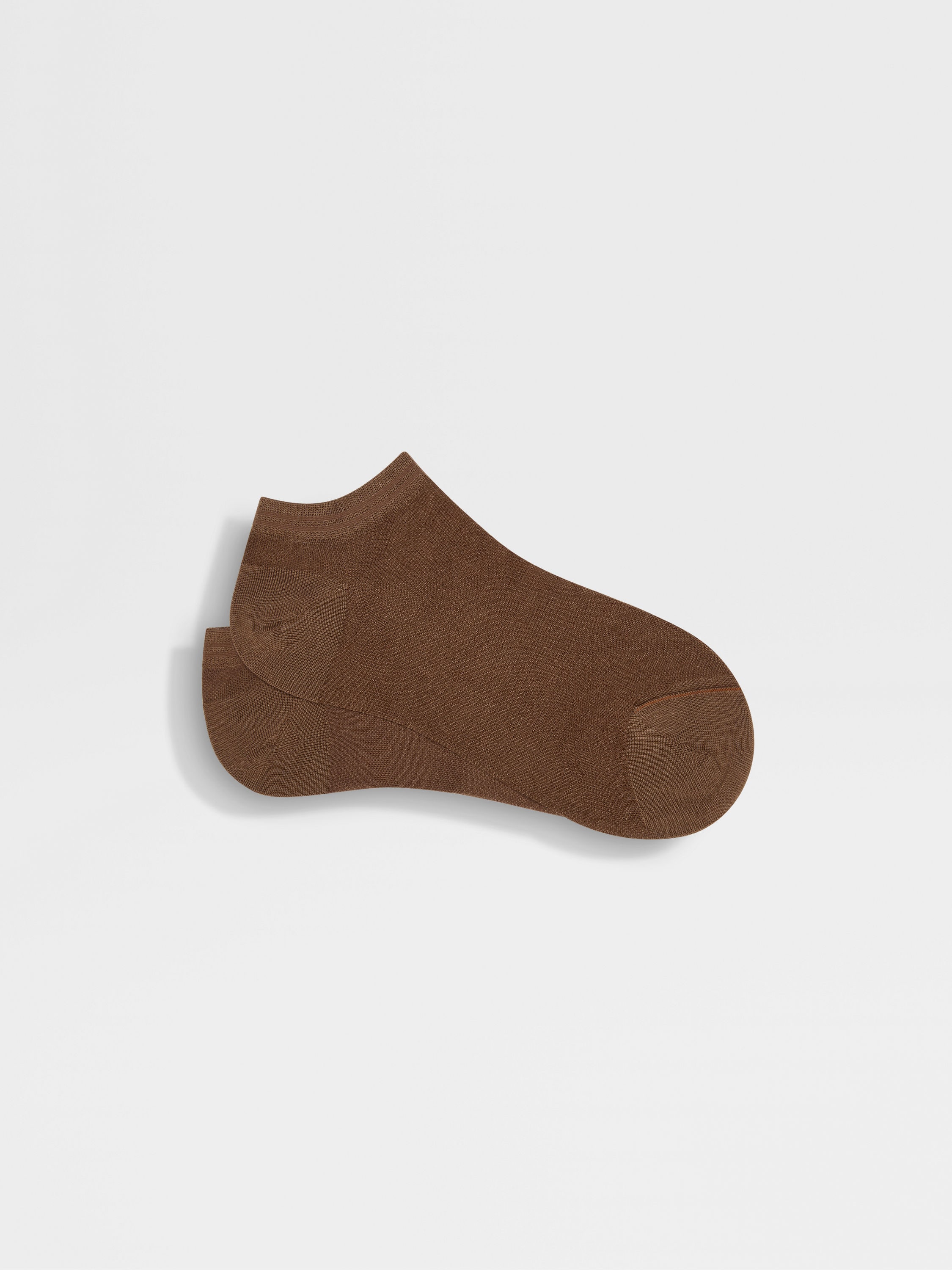 Brown Cotton Blend Socks Main product photo