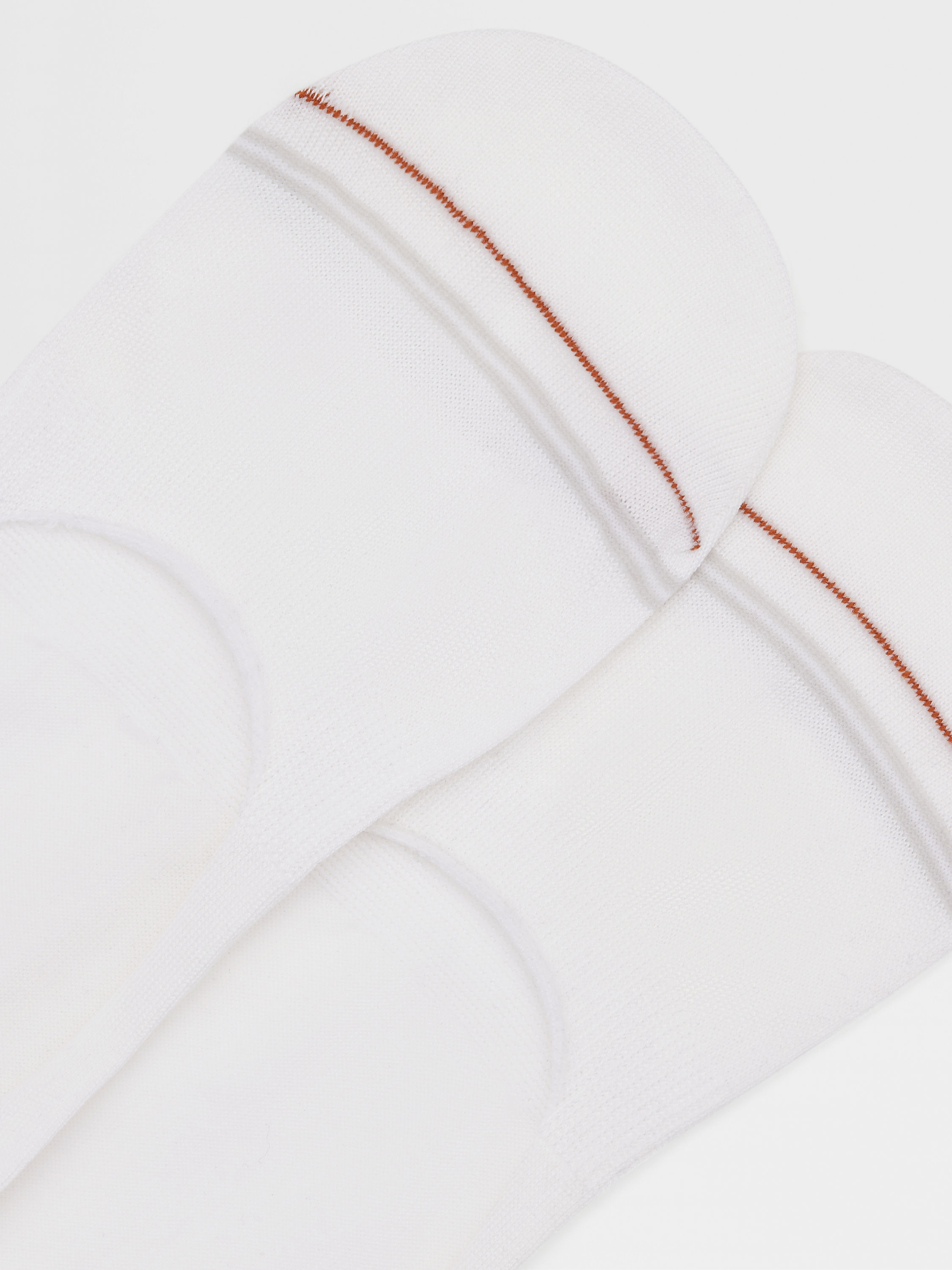 白色棉质混纺袜子 产品细节图 #1