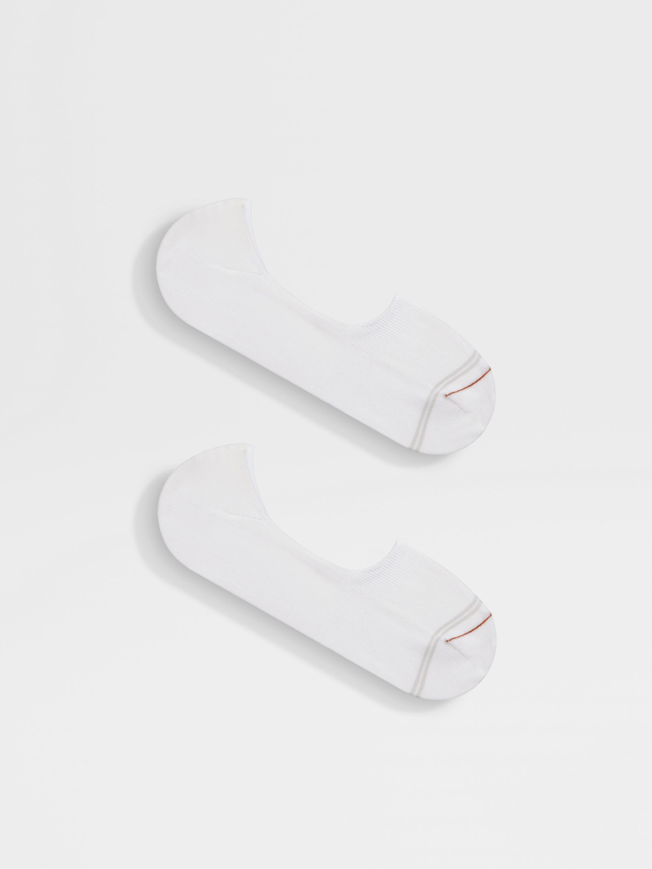白色棉质混纺袜子 产品细节图 #2