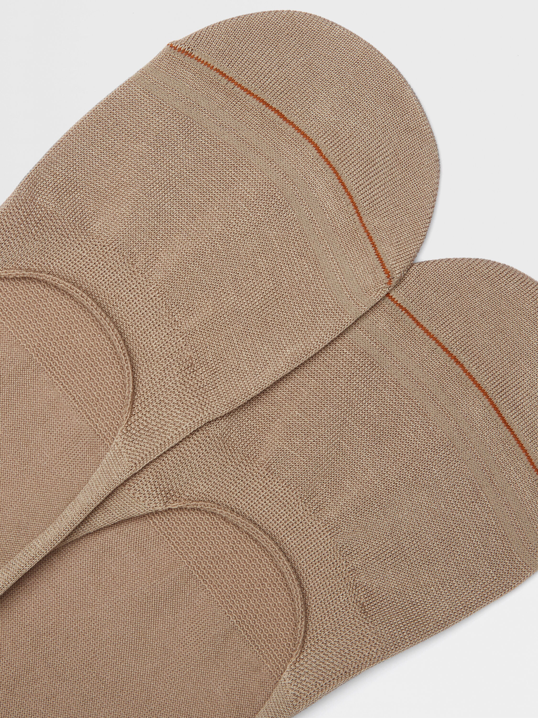 浅灰褐色棉质混纺袜子 产品细节图 #1