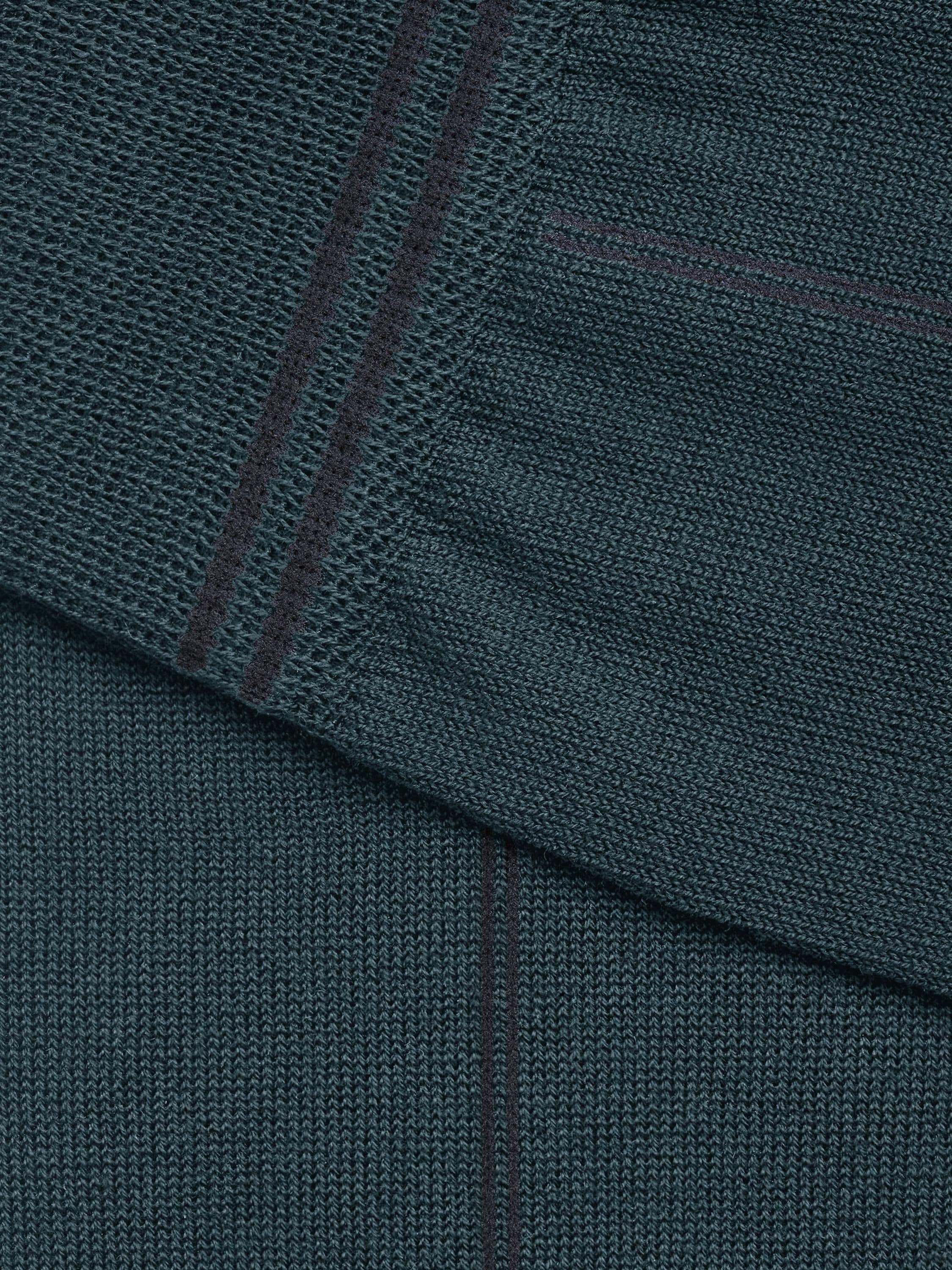 Meias Azuis em Mistura de Algodão Foto #1 de detalhe do produto