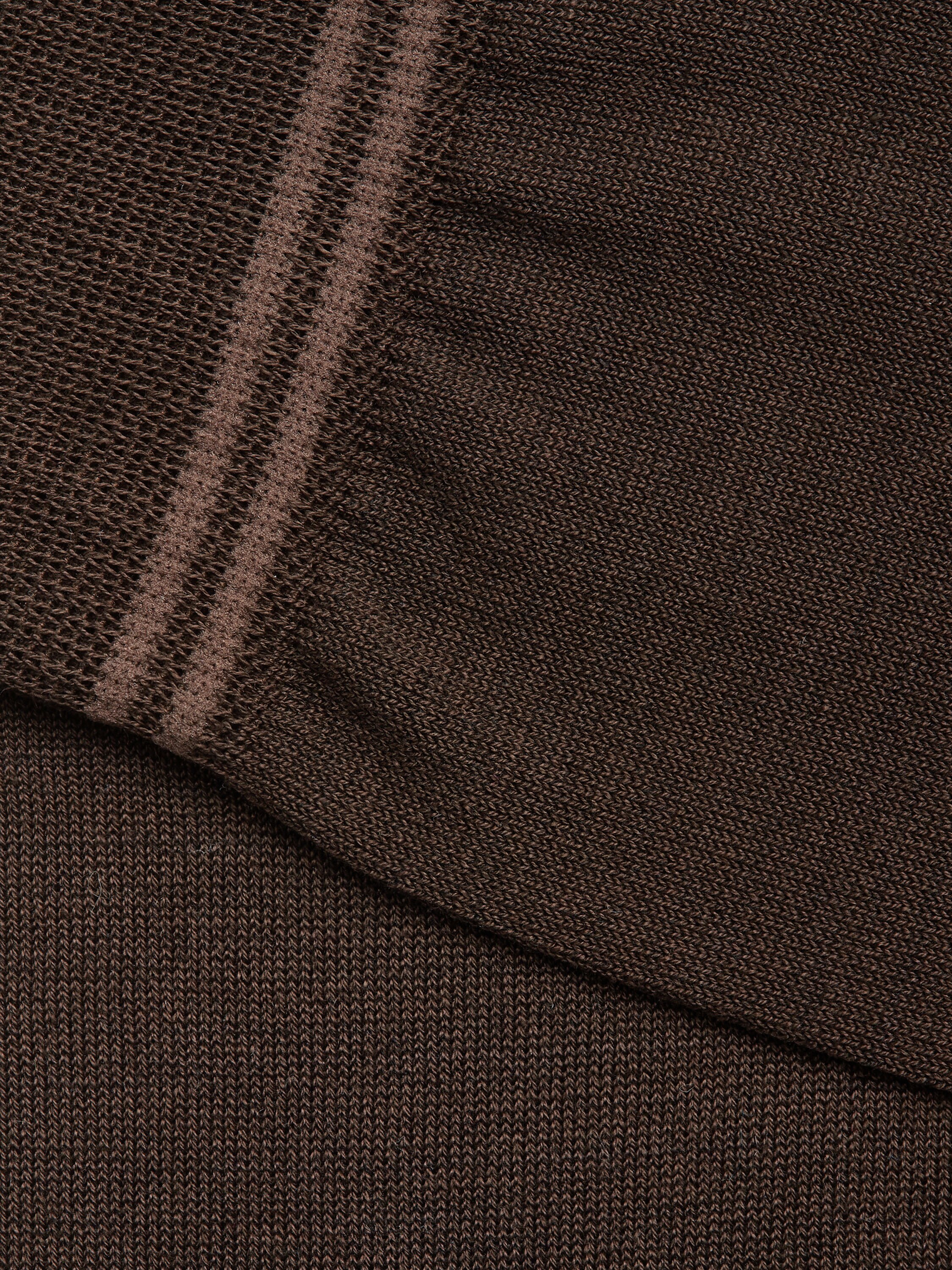 Brown Cotton Blend Socks Product detail photo #1