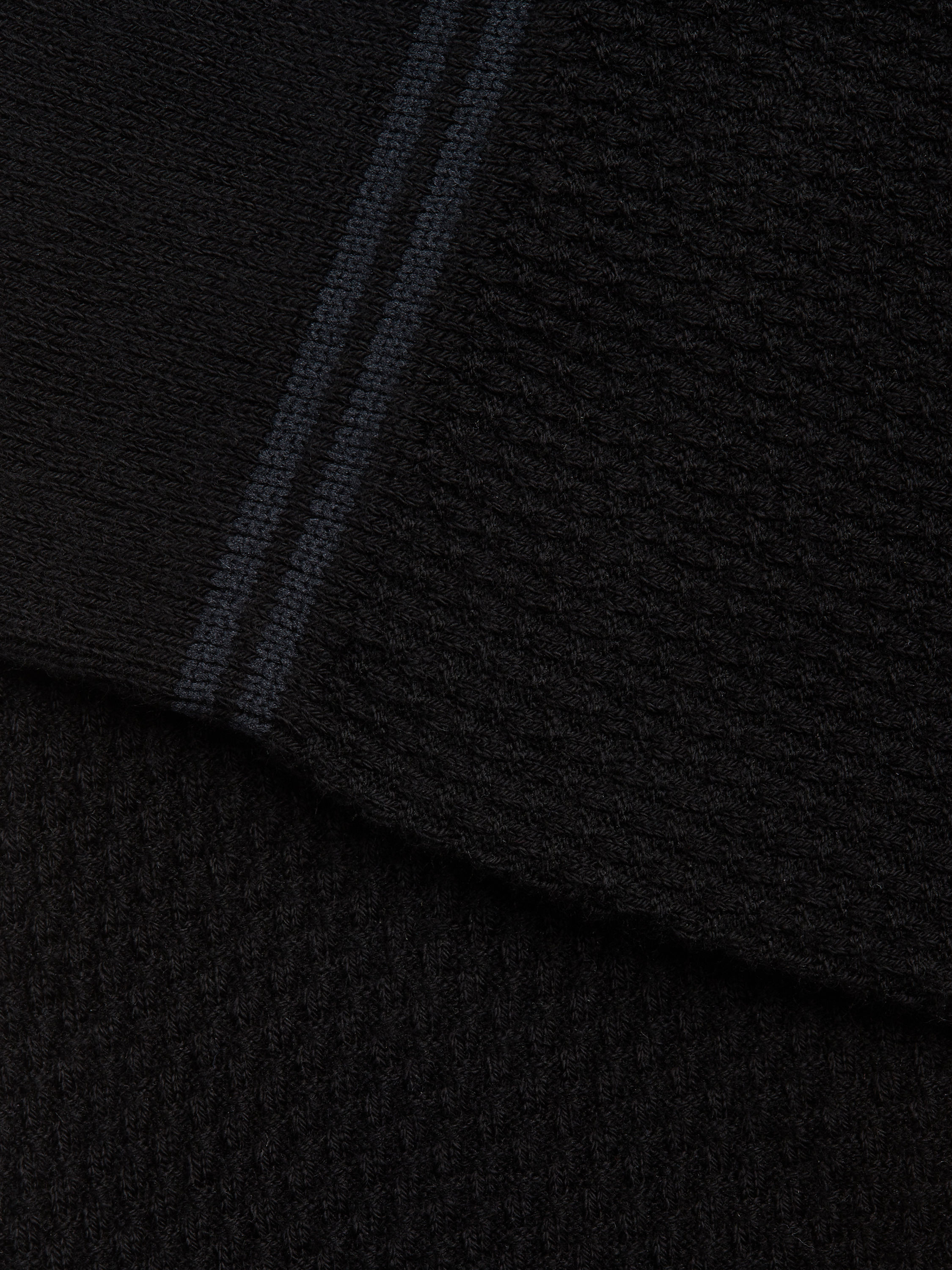 Black Cotton Blend Socks Product detail photo #1