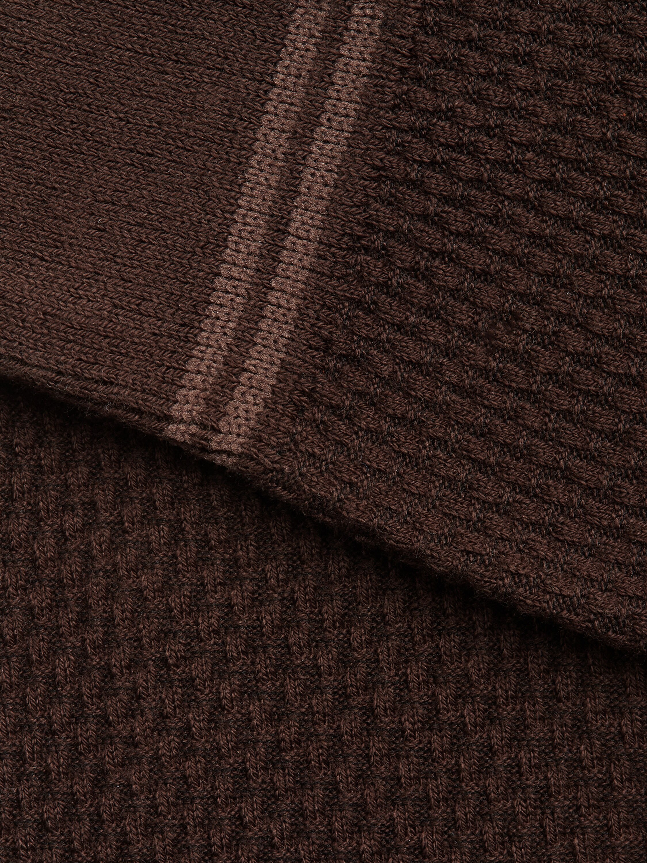 Brown Cotton Blend Socks Product detail photo #1