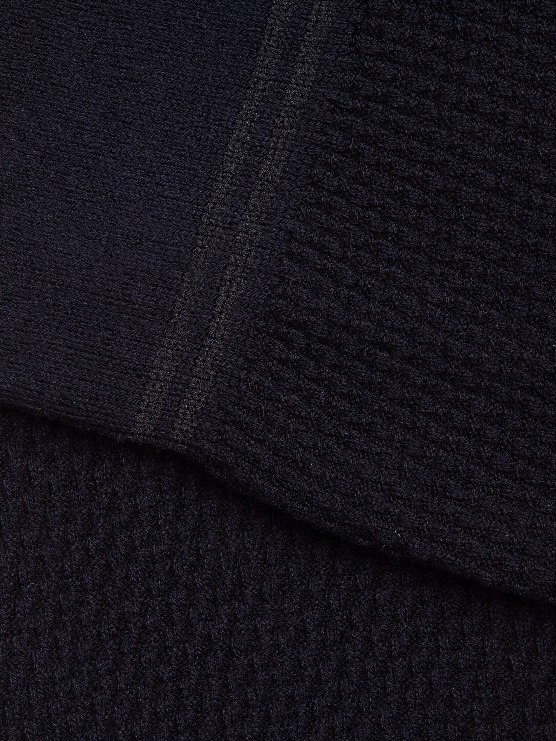 Navy Blue Cotton Blend Socks Product detail photo #1