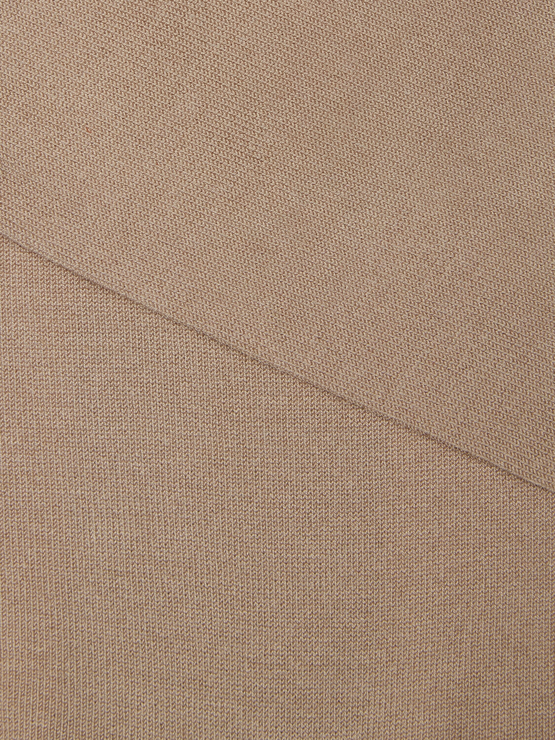 Light Taupe Cotton Blend Socks Product detail photo #1