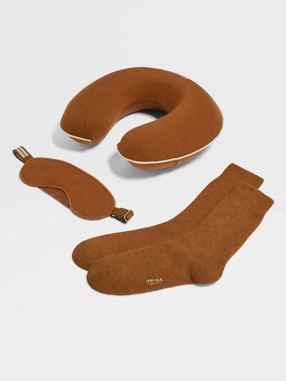Foliage Oasi Cashmere Travel Set FW25 33163125 | Zegna US