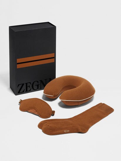 Foliage Oasi Cashmere Travel Set FW25 33163125 | Zegna US